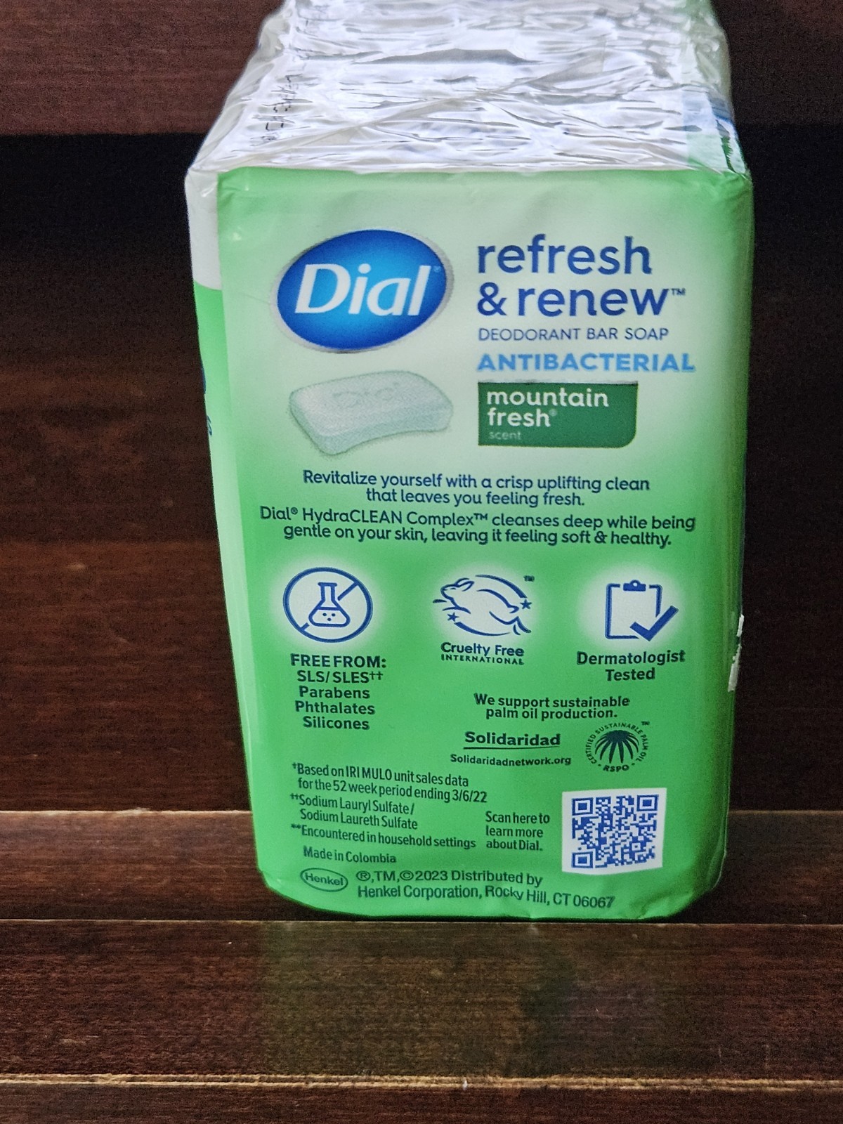 NEW Dial Refresh Renew 3 Pack Antibacterial Bar Soap