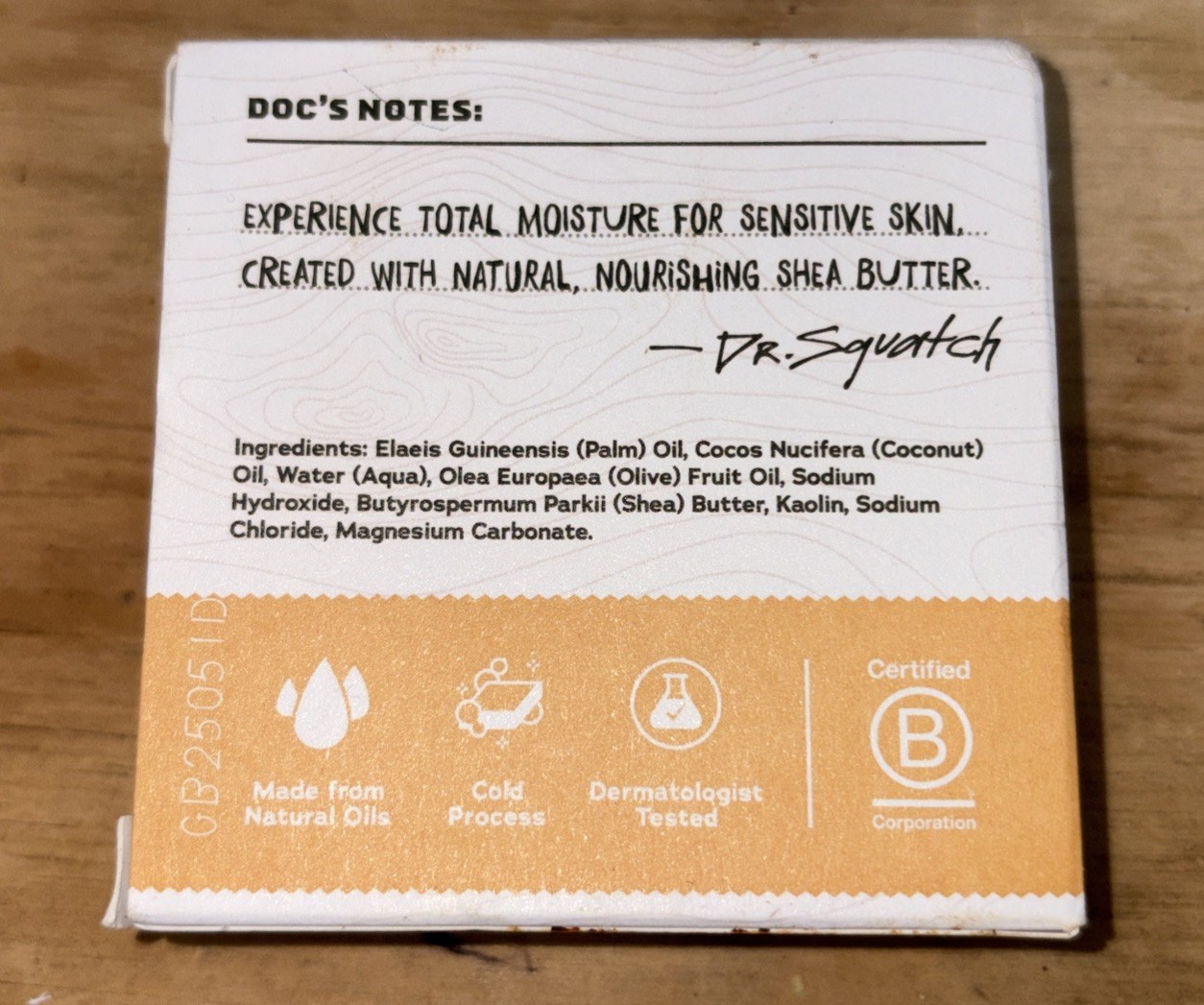 2 Pk – Dr. Squatch Men’s Natural Soap SHEA BUTTER & Beard Oil/Cologne PINE