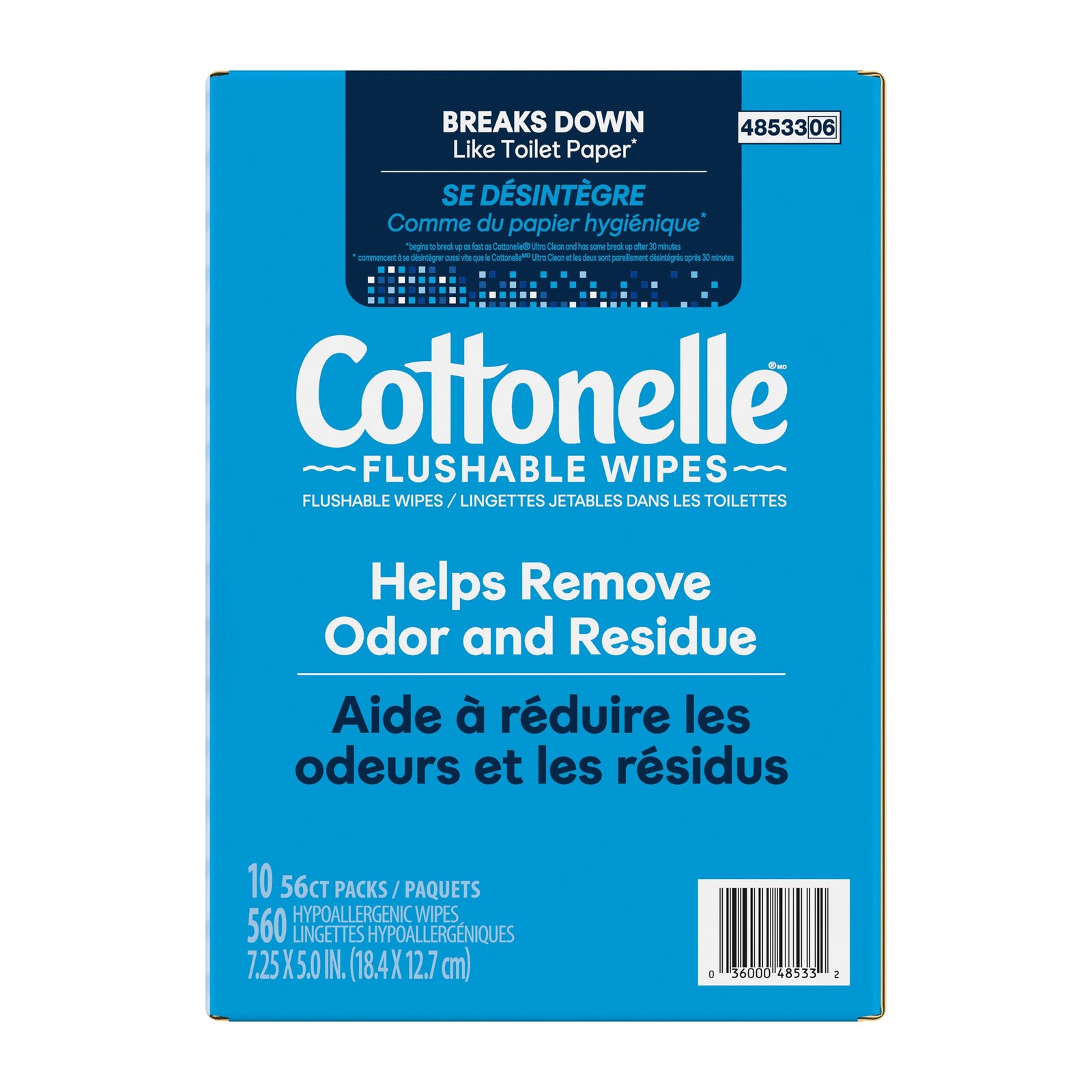 Cottonelle Flushable Wipes 560 ct