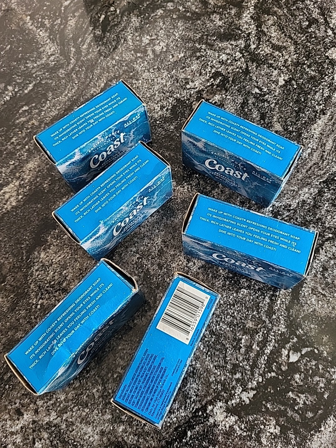 Coast Classic Scent Refreshing Deodorant Soap 6 Bars – 4oz