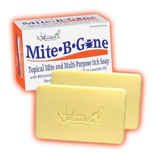 Anti-Itch Sulfur Soap for Mites & Insect Bites | Kid Safe | 5 oz Bars (2)