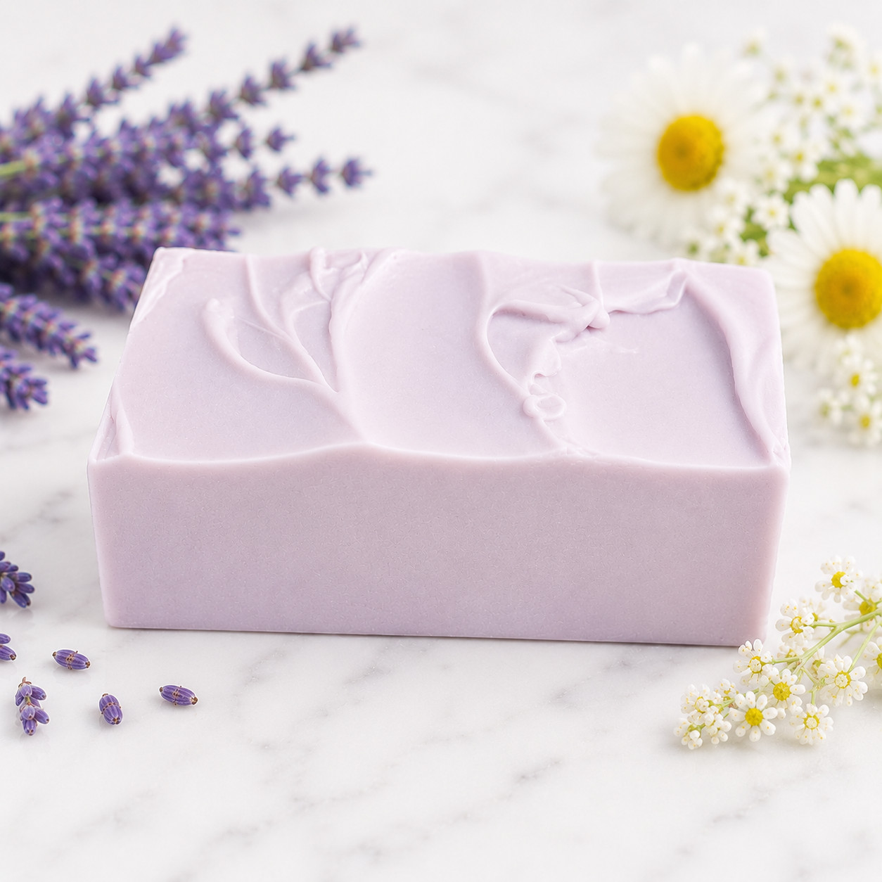 Lavender & Chamomile Handcrafted Luxury Goat Milk Soap | Natural Cold Process