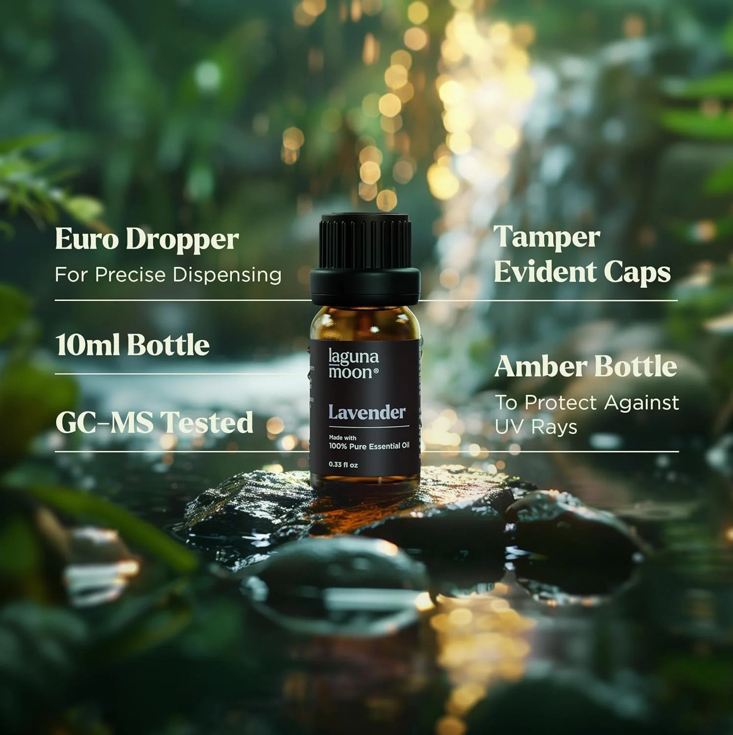 Lagunamoon Essential Oils Aromatherapy Set – 6 Oils for Diffusers, Home Care, Ca