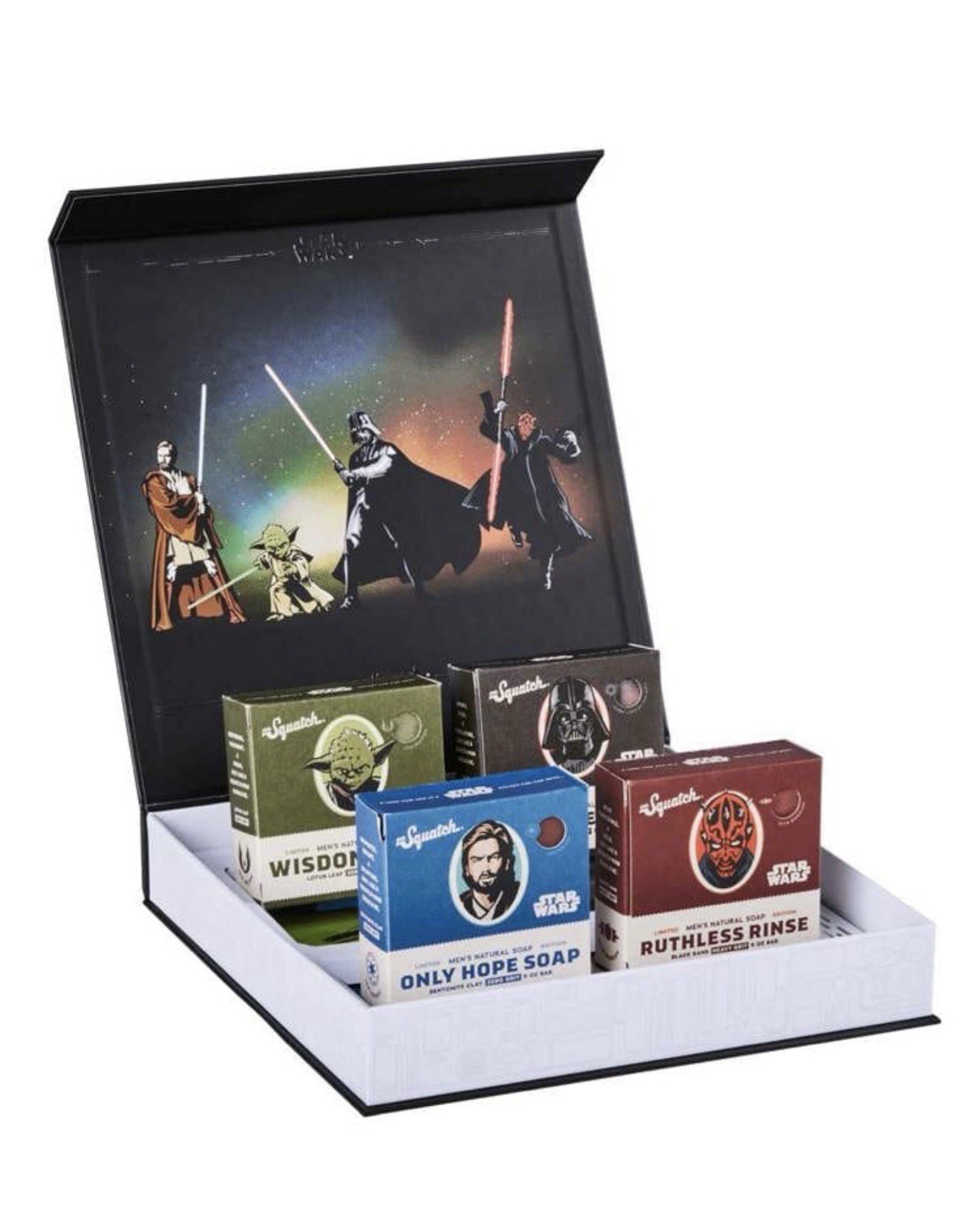 Dr. Squatch Star Wars Collection 1 Natural Heavy Grit Men’s Soap Set 4-Pack