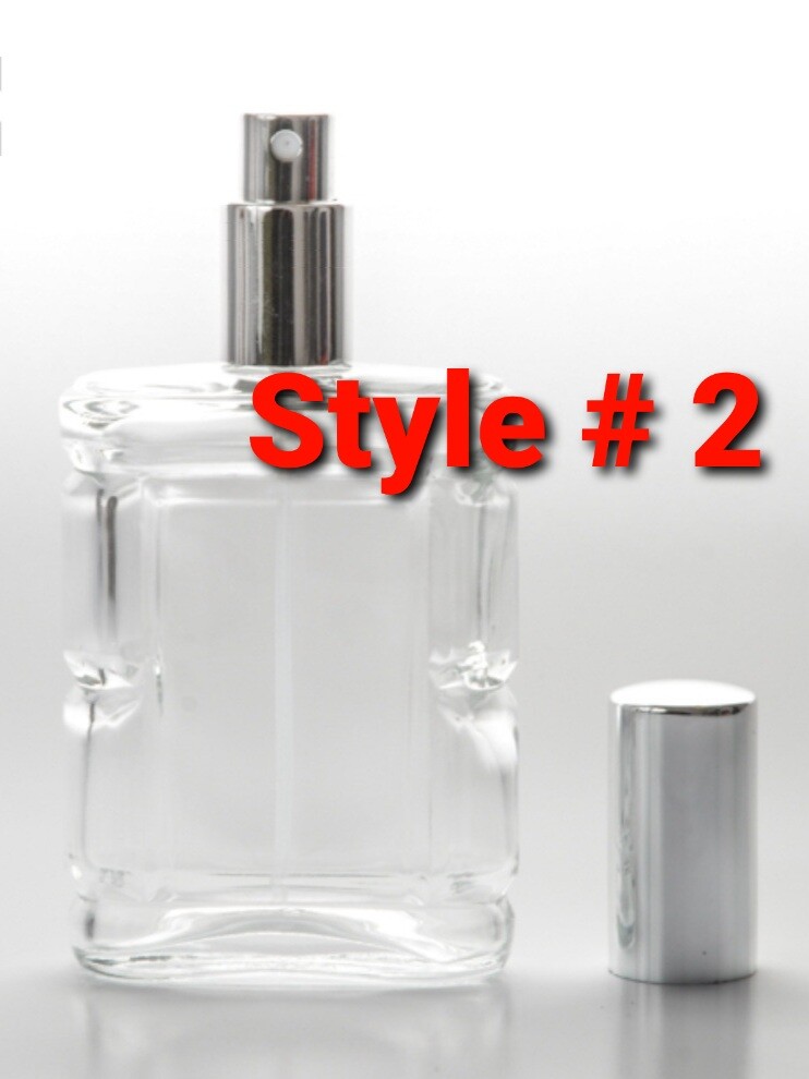 100 ml Refillable Empty Clear Glass Perfume Atomizer Spray Bottle Lot .