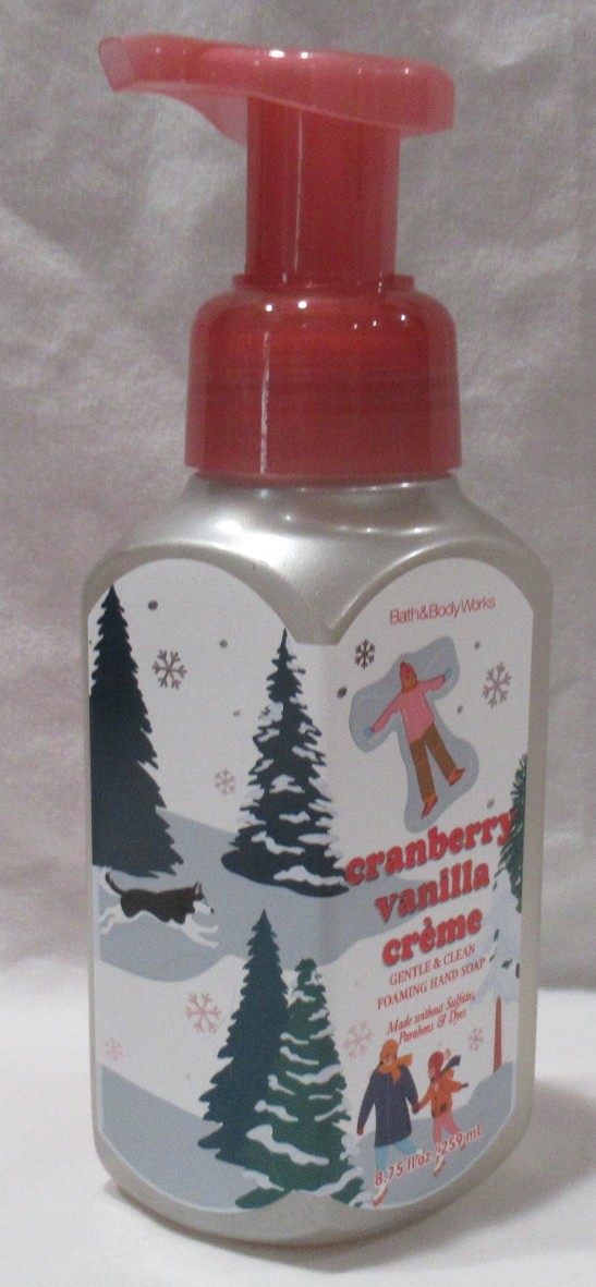 Bath & Body Works Gentle & Clean Foaming Hand Soap Lot 2 CRANBERRY VANILLA CREME