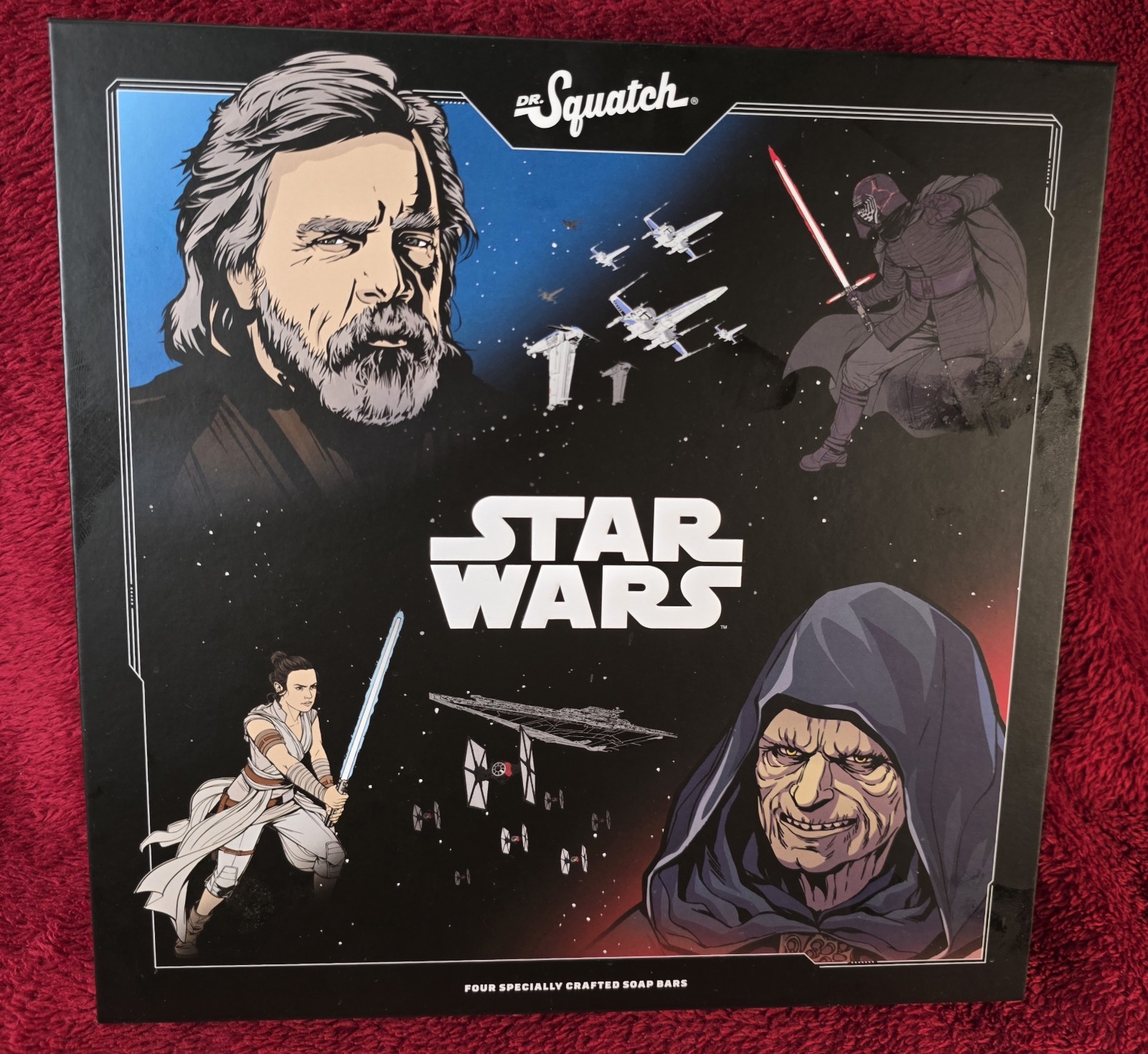 Dr. Squatch Star Wars Collector’s Box Set 4 Bar Soap Limited Edition Disney