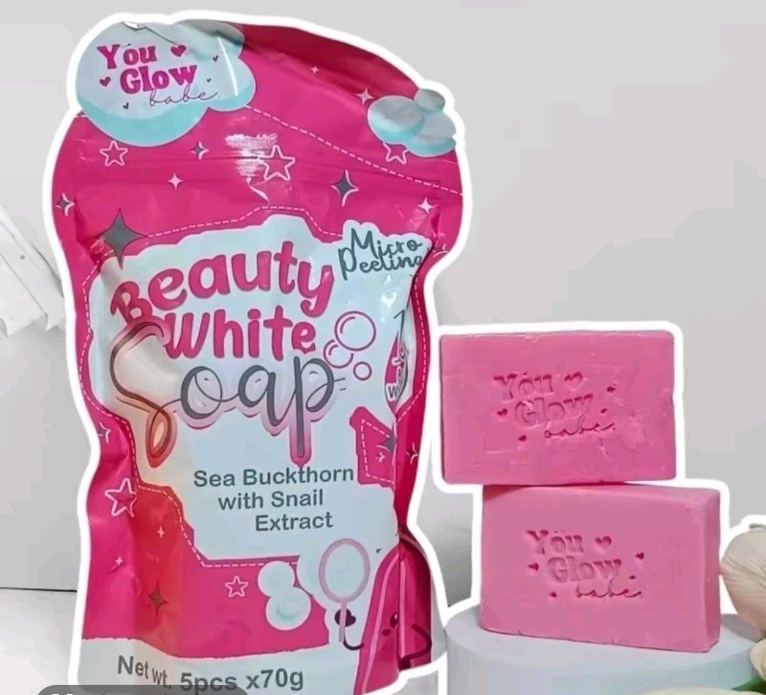 Beauty White Soap by You Glow Babe, 5 Bars x 70g