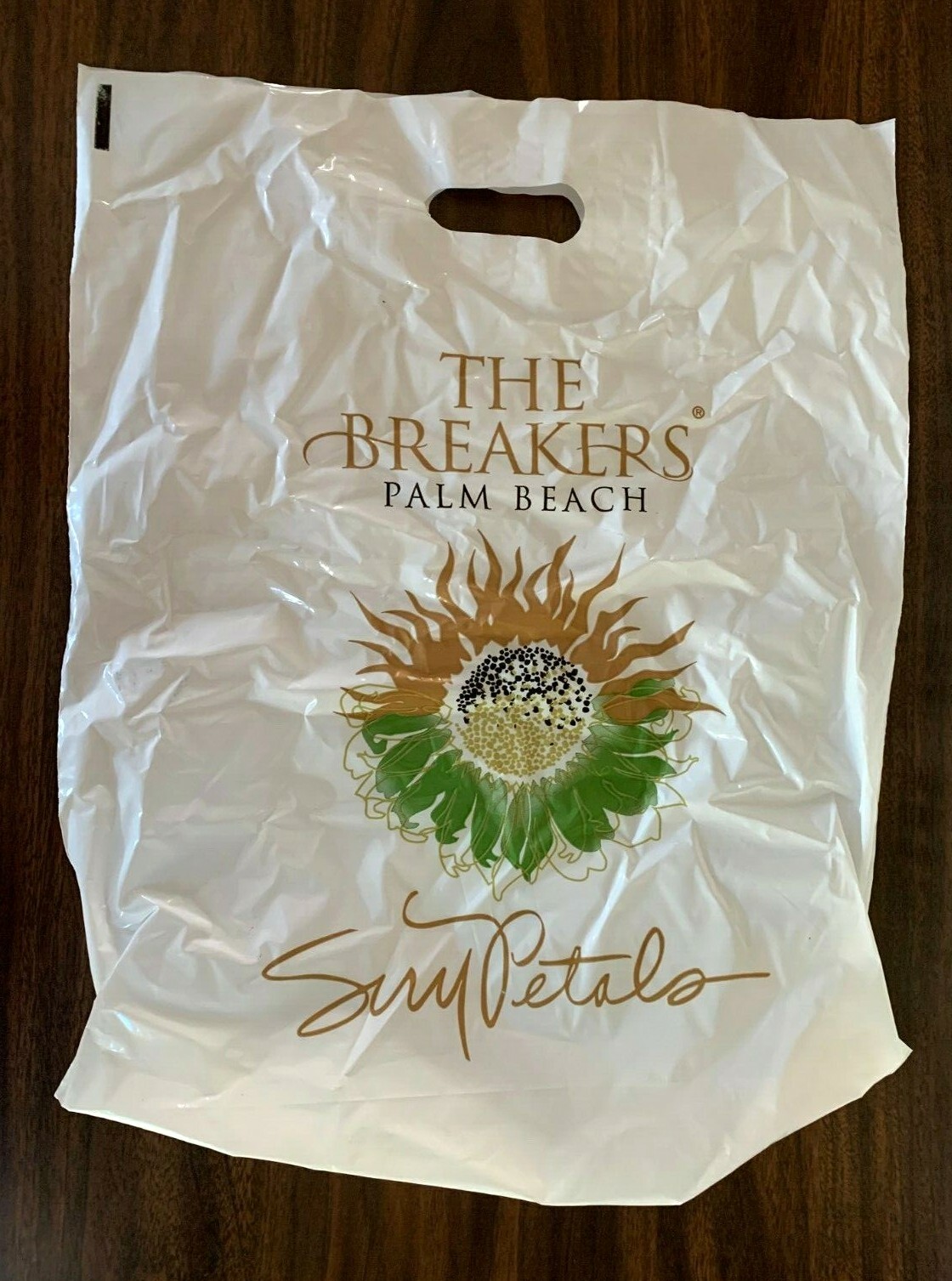 THE BREAKERS PALM BEACH GLYCERIN SUNFLOWER SURY PETALS PLASTIC BAGS (3)