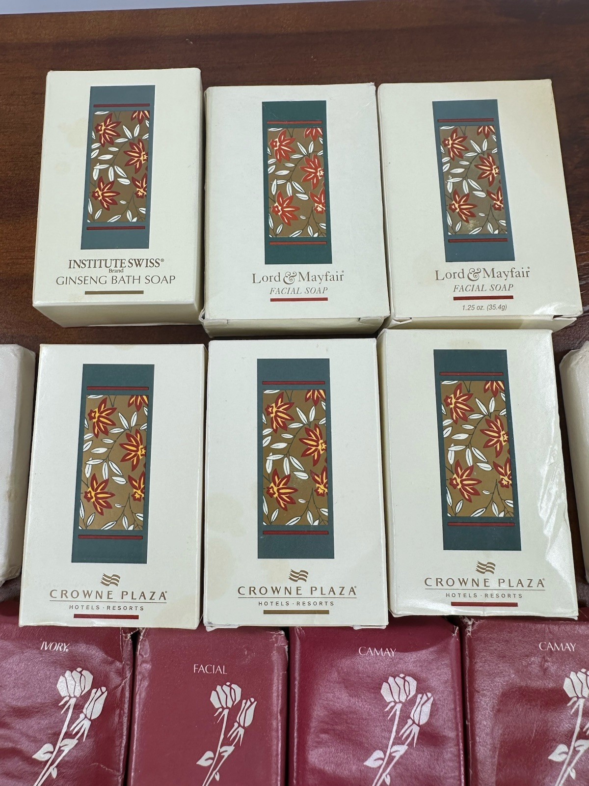 Vintage Hotel Soaps Institute Swiss Crowne Plaza Hilton Lot Of 12 Ginseng