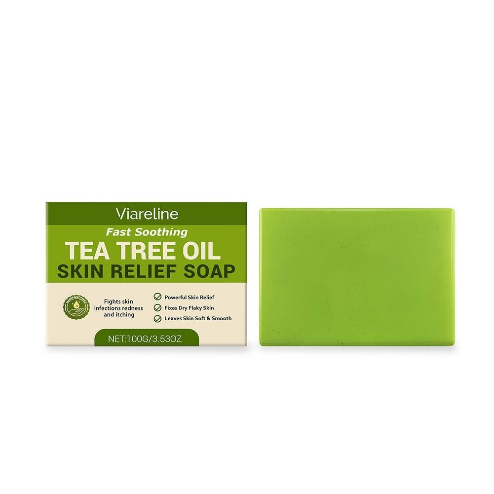 Relief Soap Bar, Loravey Tea Tree Oil Soap, Natural Soaps H For Well-being M5R5