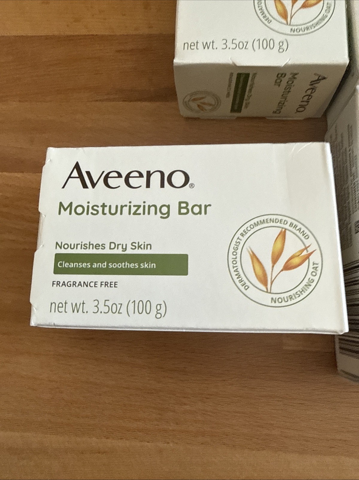 6X-Aveeno Moisturizing Soap Bar With Nourishing Oat 3.5oz EA New