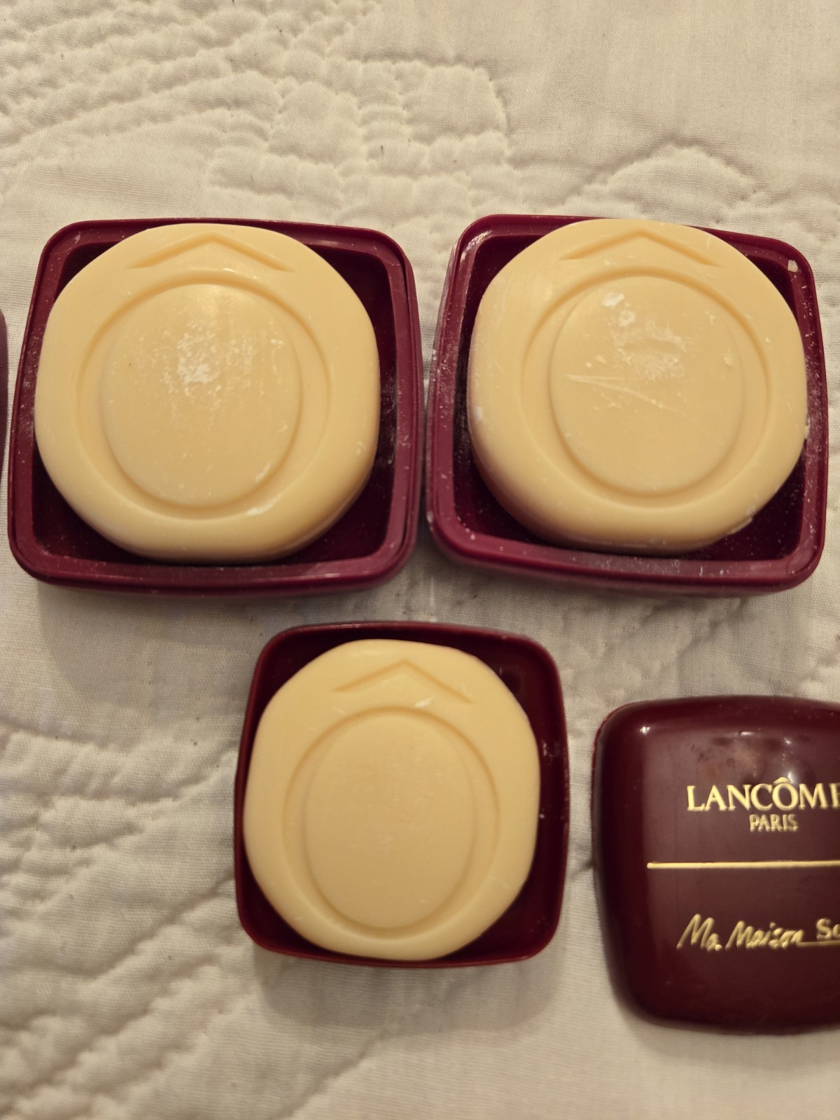 Vintage Lancome Paris Ma Maison Hotel Sofitel Soap In Original Cases 3 Bars