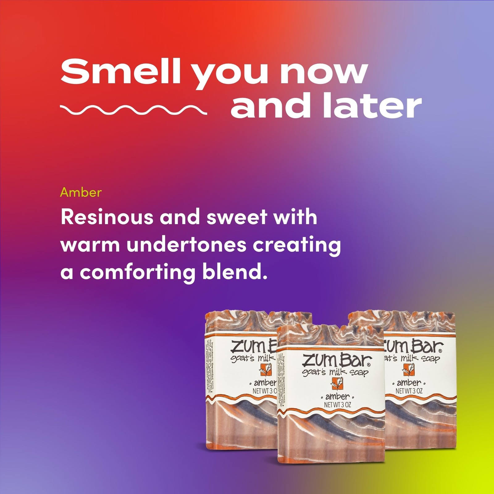 Zum Goat Milk Soap Pack of 3 Sultry Scent Natural Cruelty Free 3 Ounce