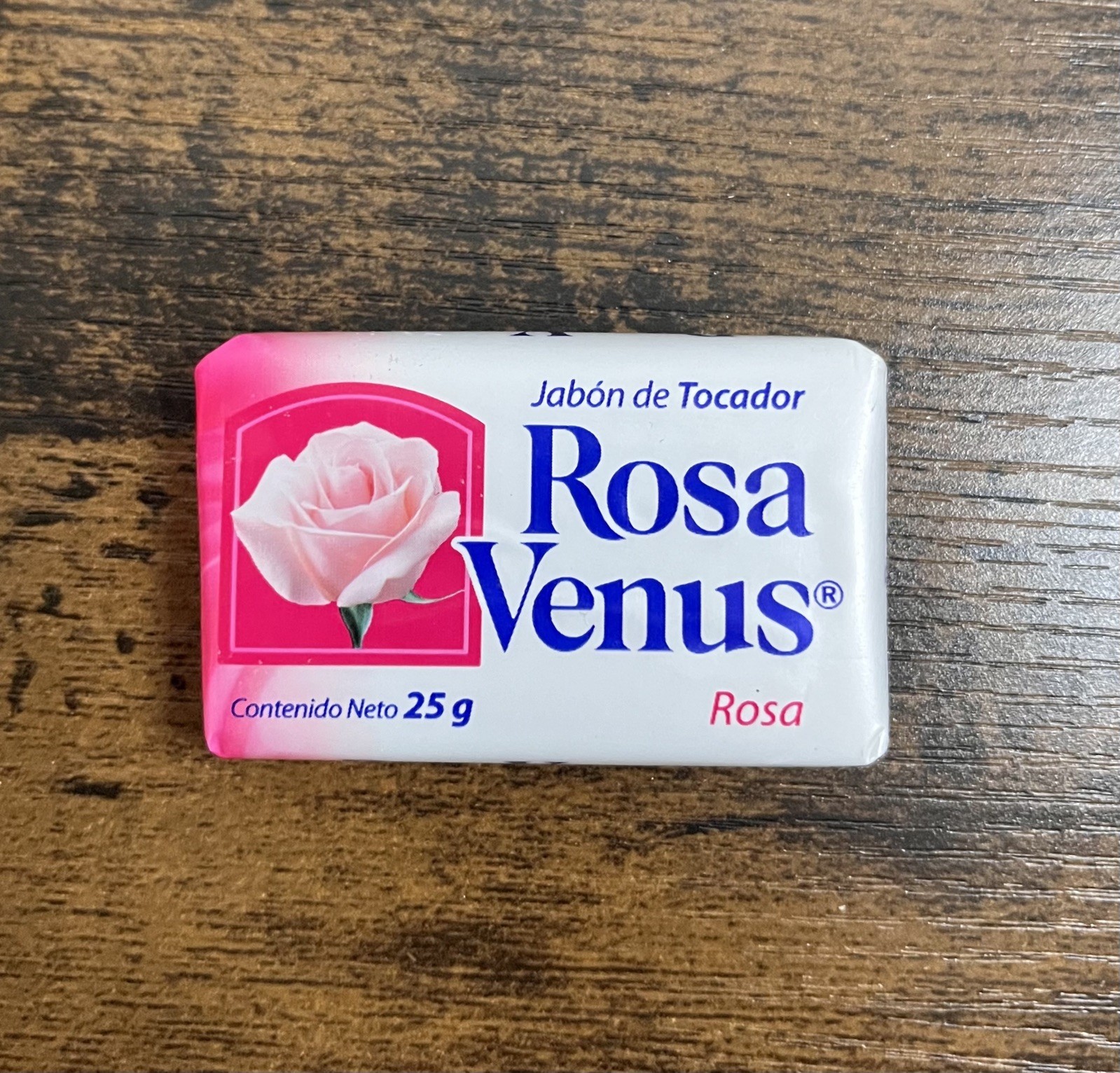 Jabon Rosa Venus Pink Classic 25g Travel Size Mini Soap Bar