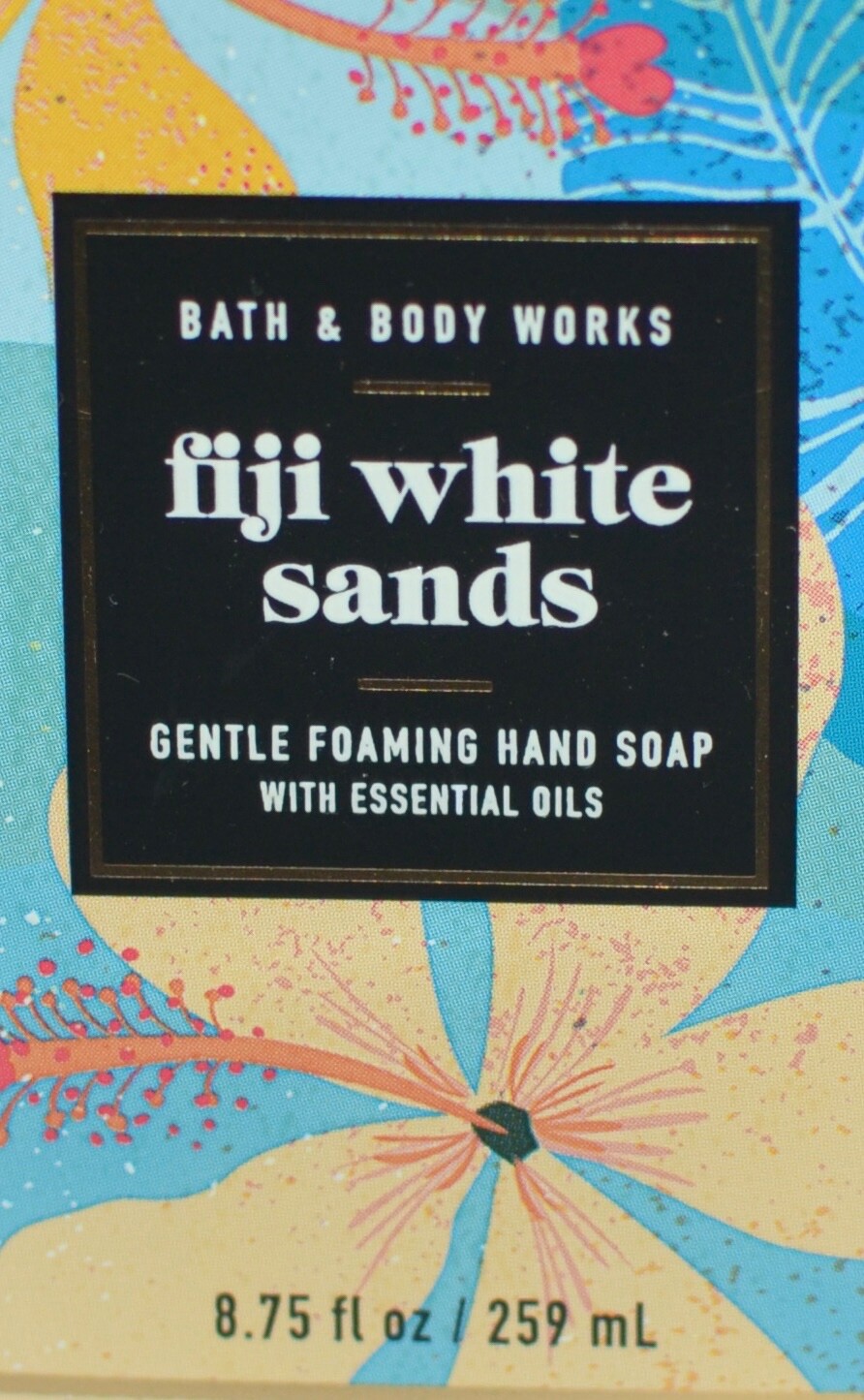 1 BATH & BODY WORKS FIJI WHITE SANDS GENTLE FOAMING HAND SOAP WASH 8.75 OZ LARGE