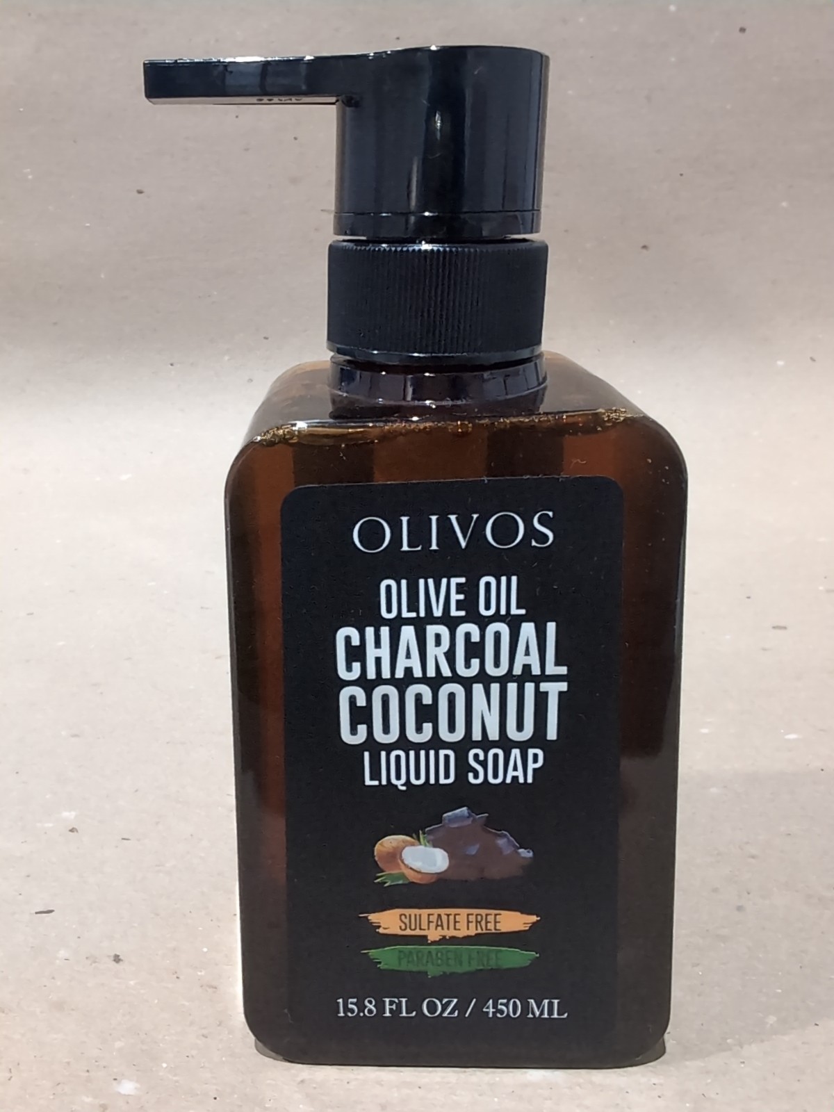 Olivos Olive Oil Charcoal Coconut Liquid Soap – Made in Turkey