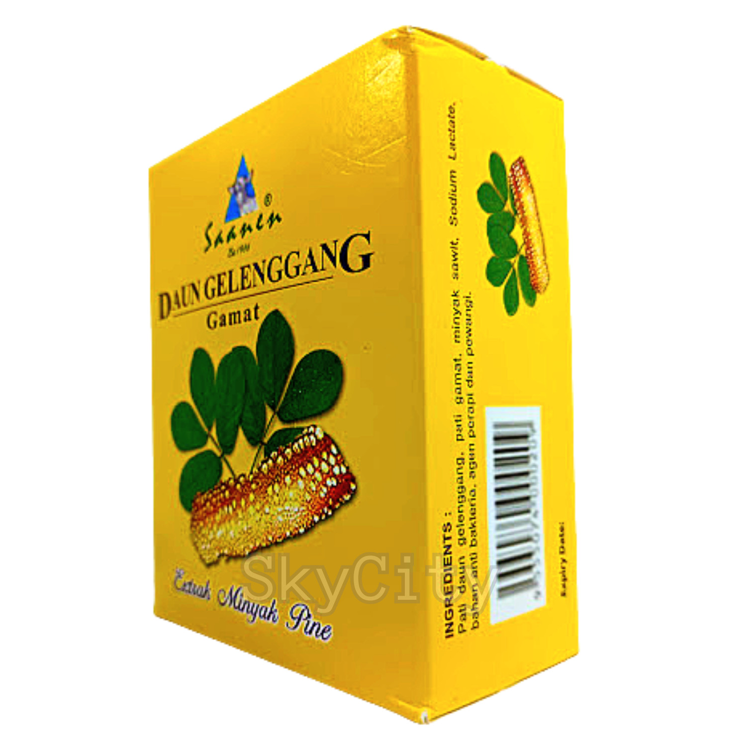 Senna Gelenggang & Gamat Soap Natural Organic Herbs For Itchy Dry Skin Laxative