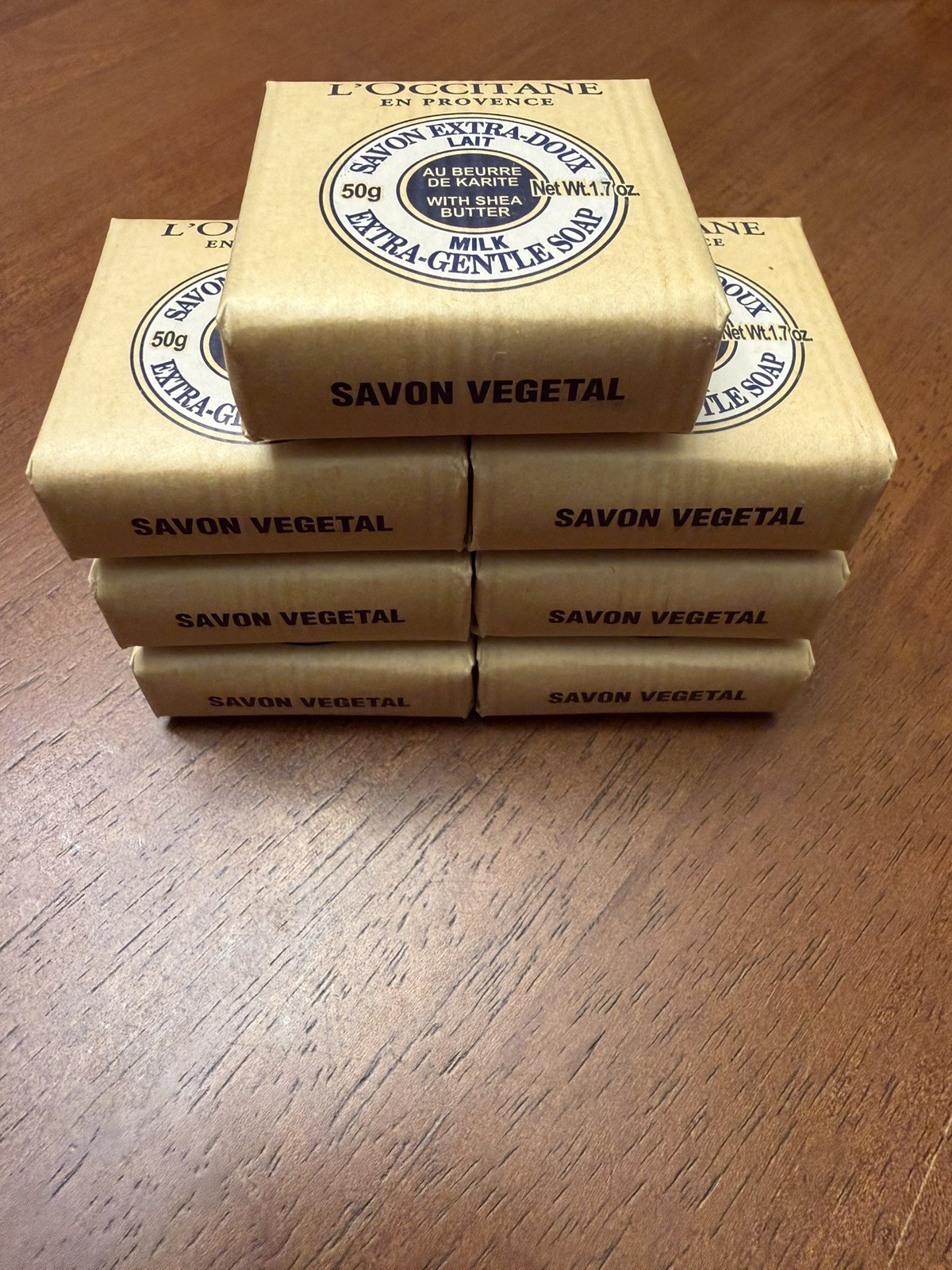 4 L’Occitane Extra Gentle Milk Soap Shea Butter *4