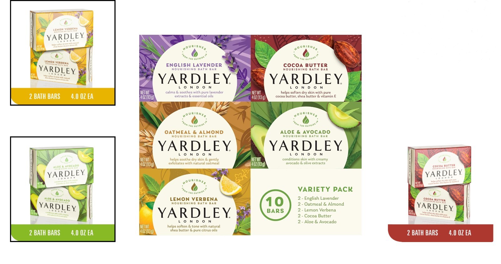 Aromatic Bath Bar Bundle – 10 Luxury Soaps for an Elegant Self-Care Routine