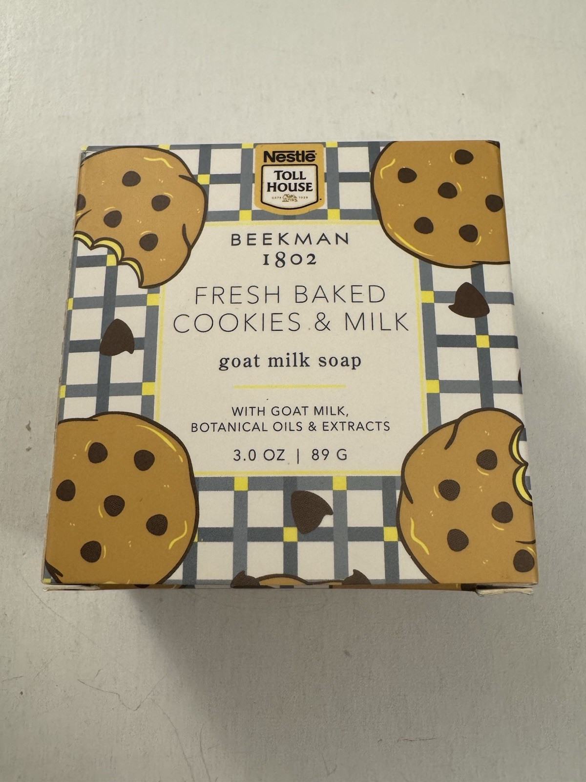 Beekman 1802 Goat Milk Soap Toll House Fresh Baked Cookies & Milk 3.0 Oz D14