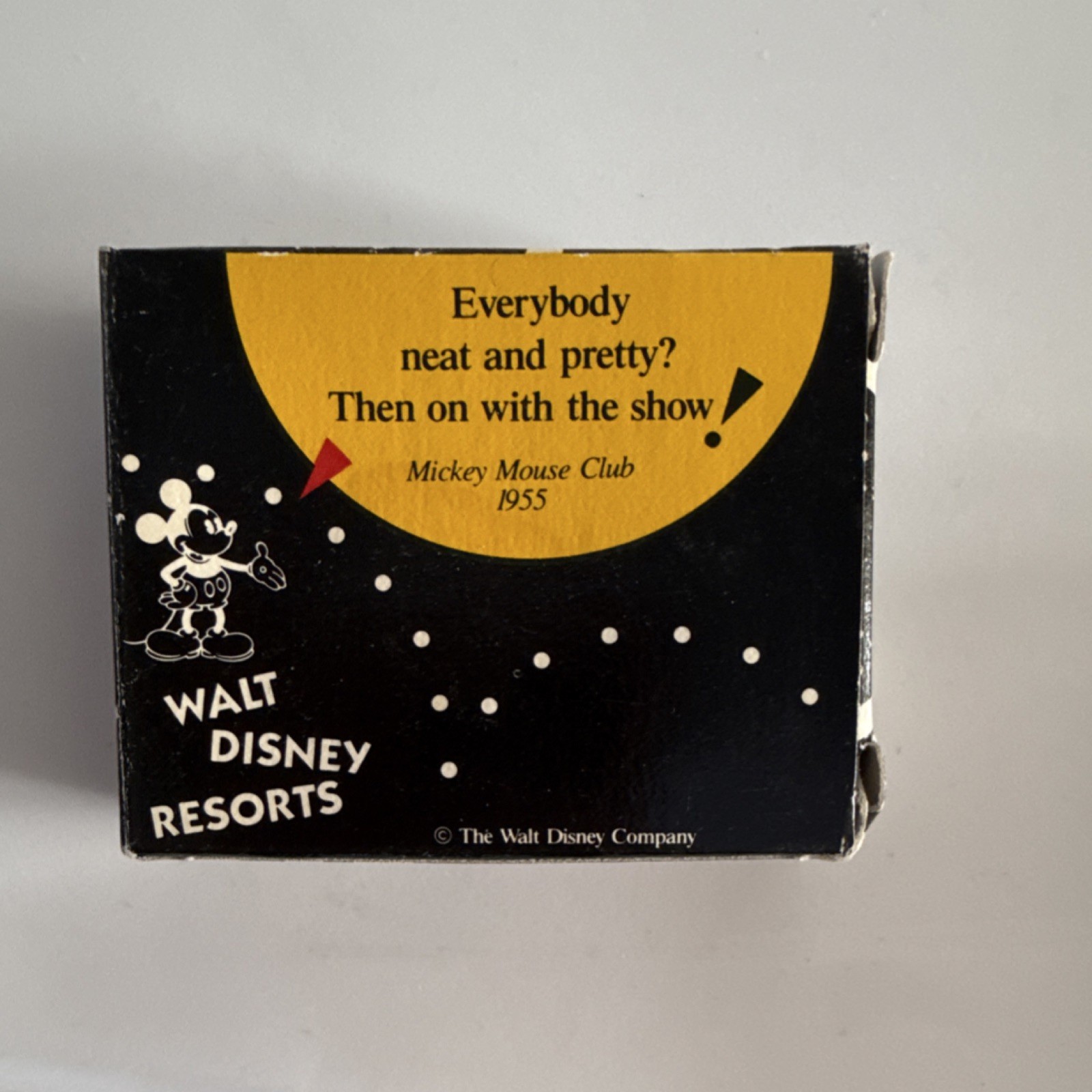 Walt Disney Resorts 1955 Mickey Mouse Club Facial Soap Bar 1.25 oz