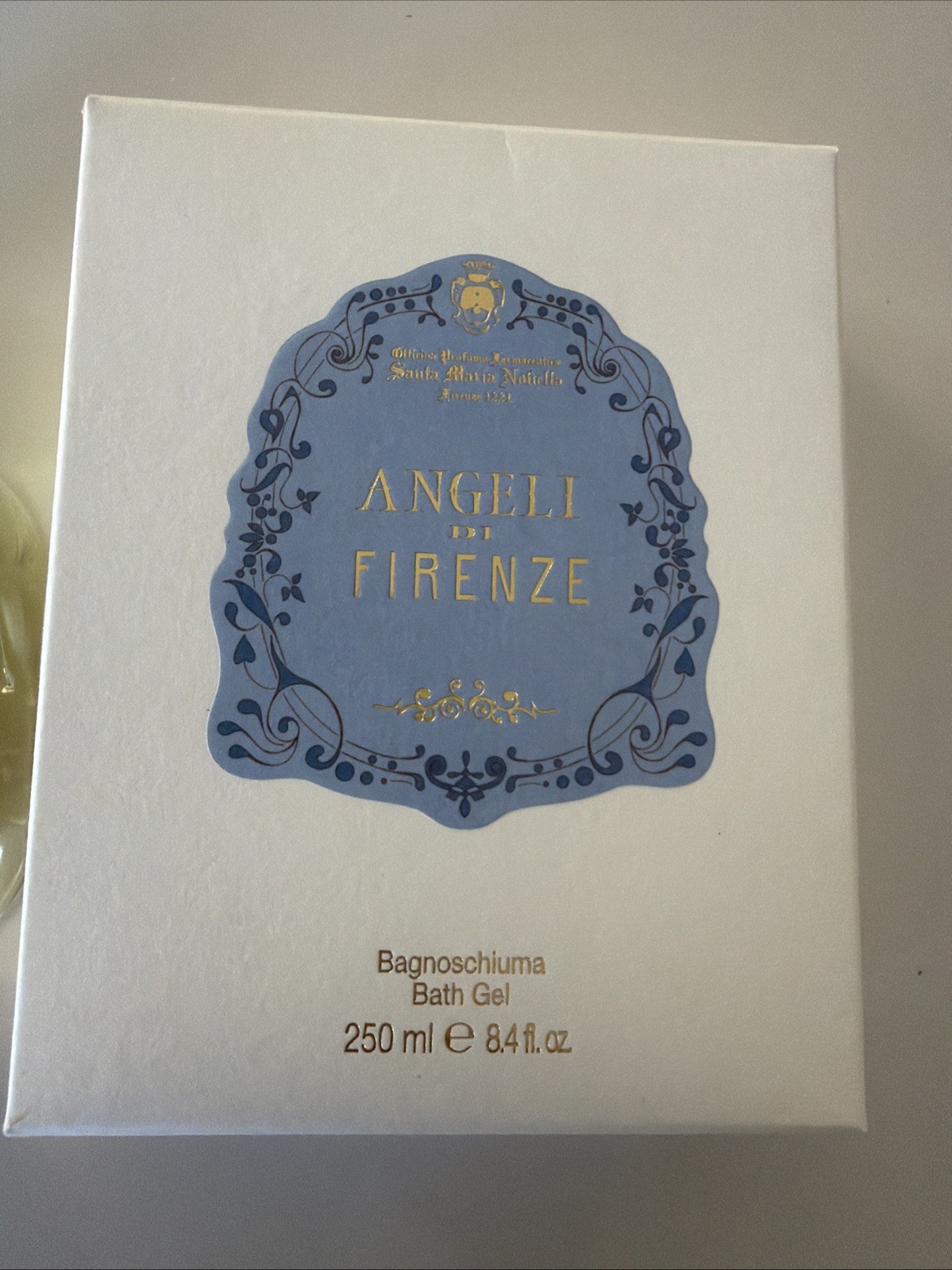 Santa Maria Novella Angeli di Firenze Bath Shower Gel Glass Bottle 250ml NEW BOX
