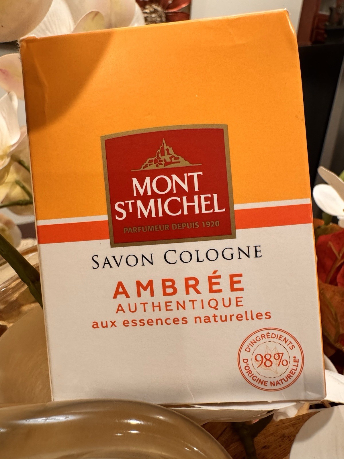 Mont St Michel Savon Cologne Ambrée Soap 125g – Authentic French Natural