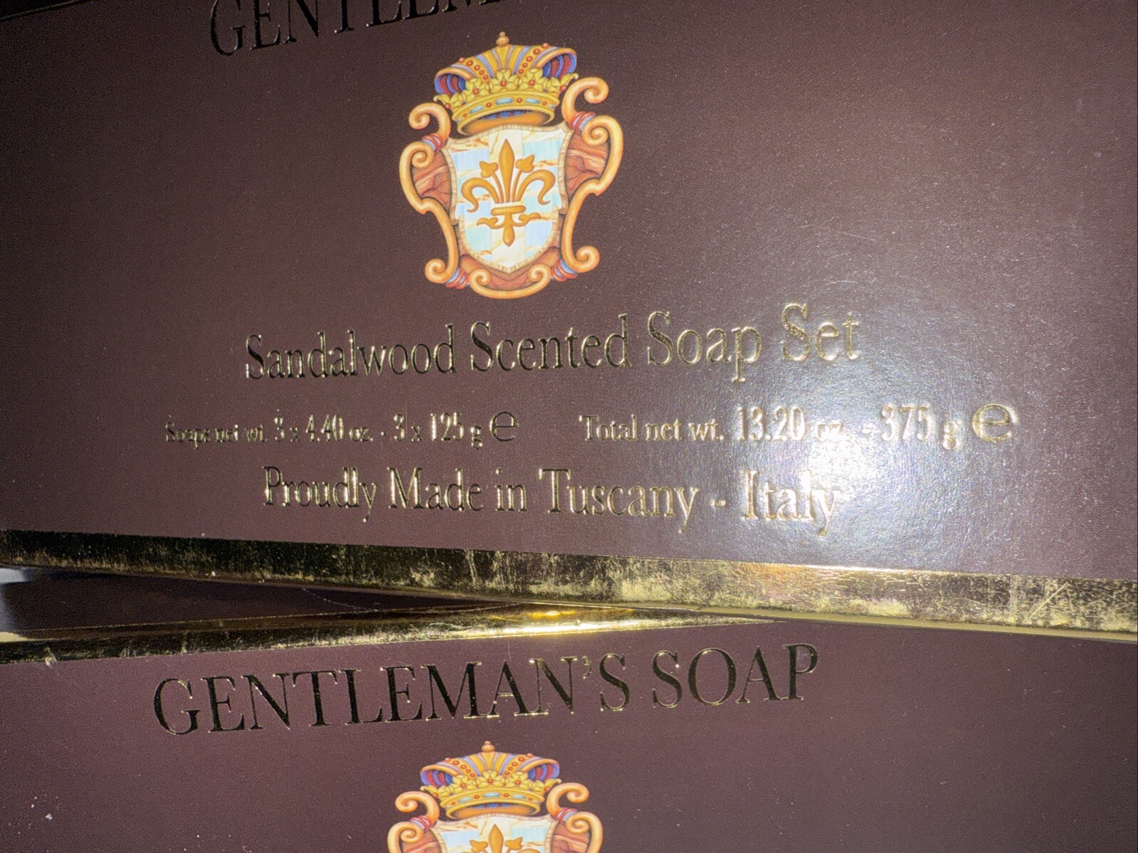 SANDALWOOD GENTLEMAN’S SCENTED SOAP SAPONIFICIO ARTIGIANALE FIORENTINO 6 X 4.4oz