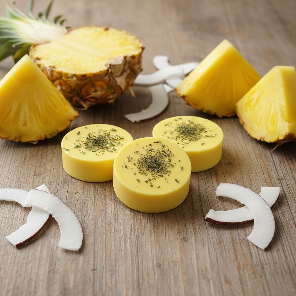 Tropical Pina Colada Exfoliating Bar Soap All Natural Homemade