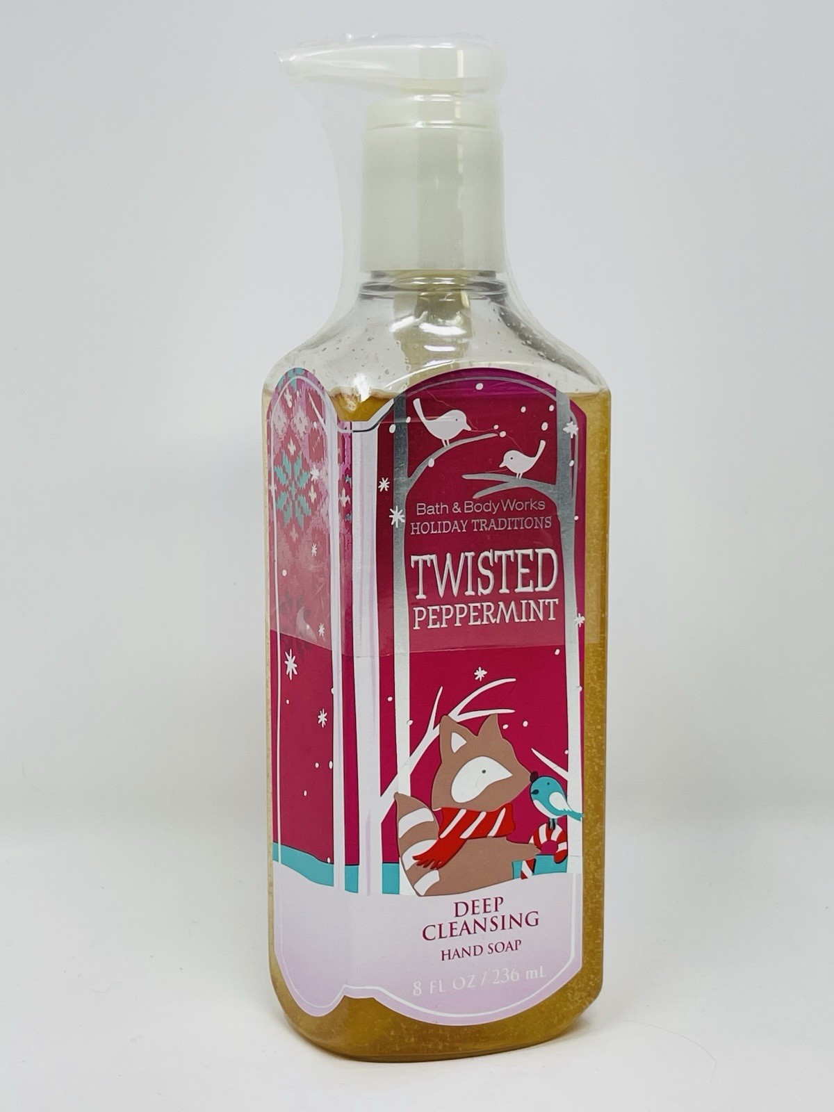 BATH & BODY WORKS Twisted Peppermint DEEP CLEANSING HAND SOAP 8oz /236 ml