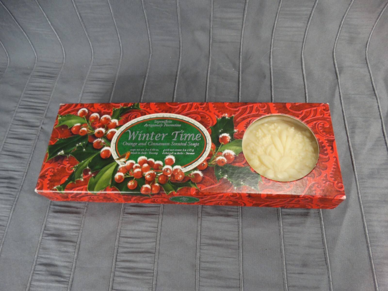 Saponificio Artigianale Fiorentino Winter Time Scented Soaps, Cinnamon Orange