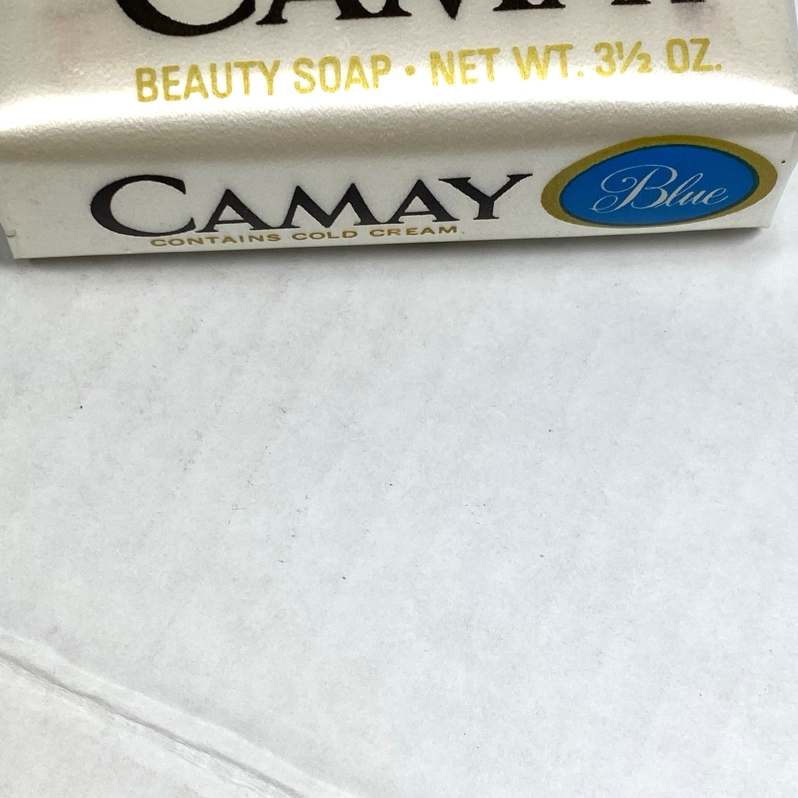 NOS 5 Vintage Camay Beauty Bar Soap Cold Cream Pink Yellow Green Blue White 3.5