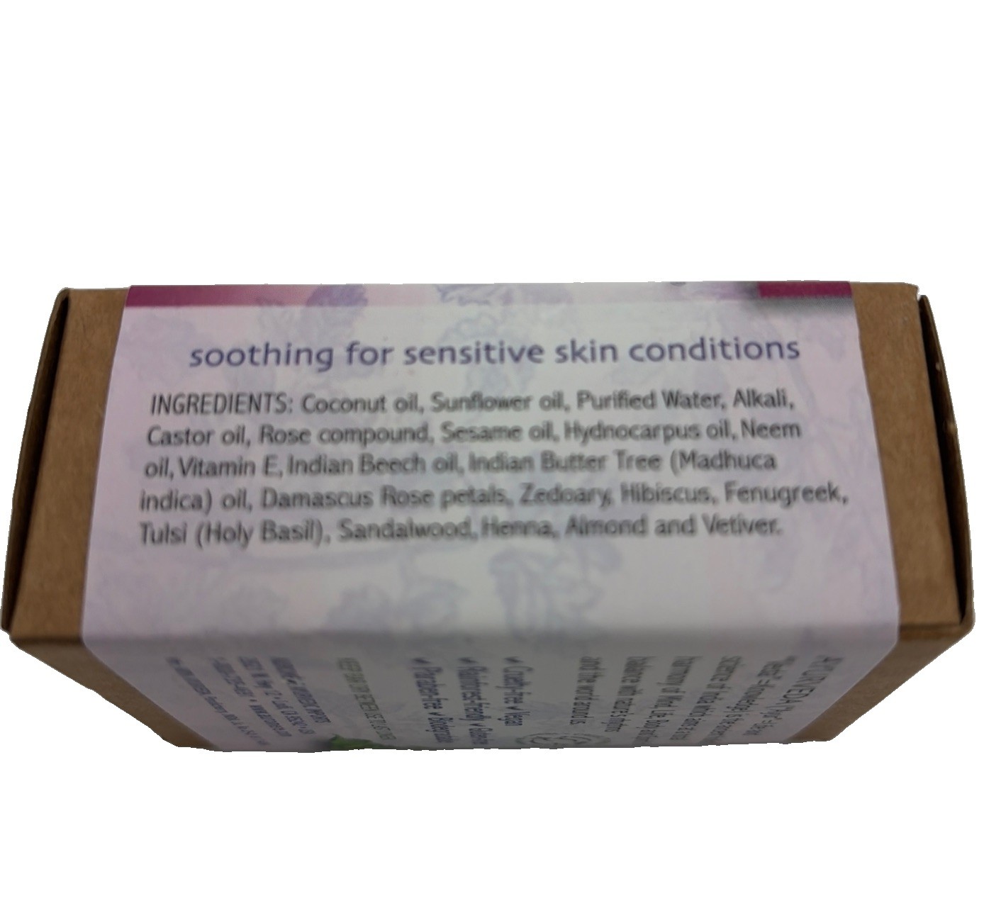 2-Pack Auromere Ayurvedic Bar Soap w/ Neem Himalayan Rose 2.75 oz Each NEW