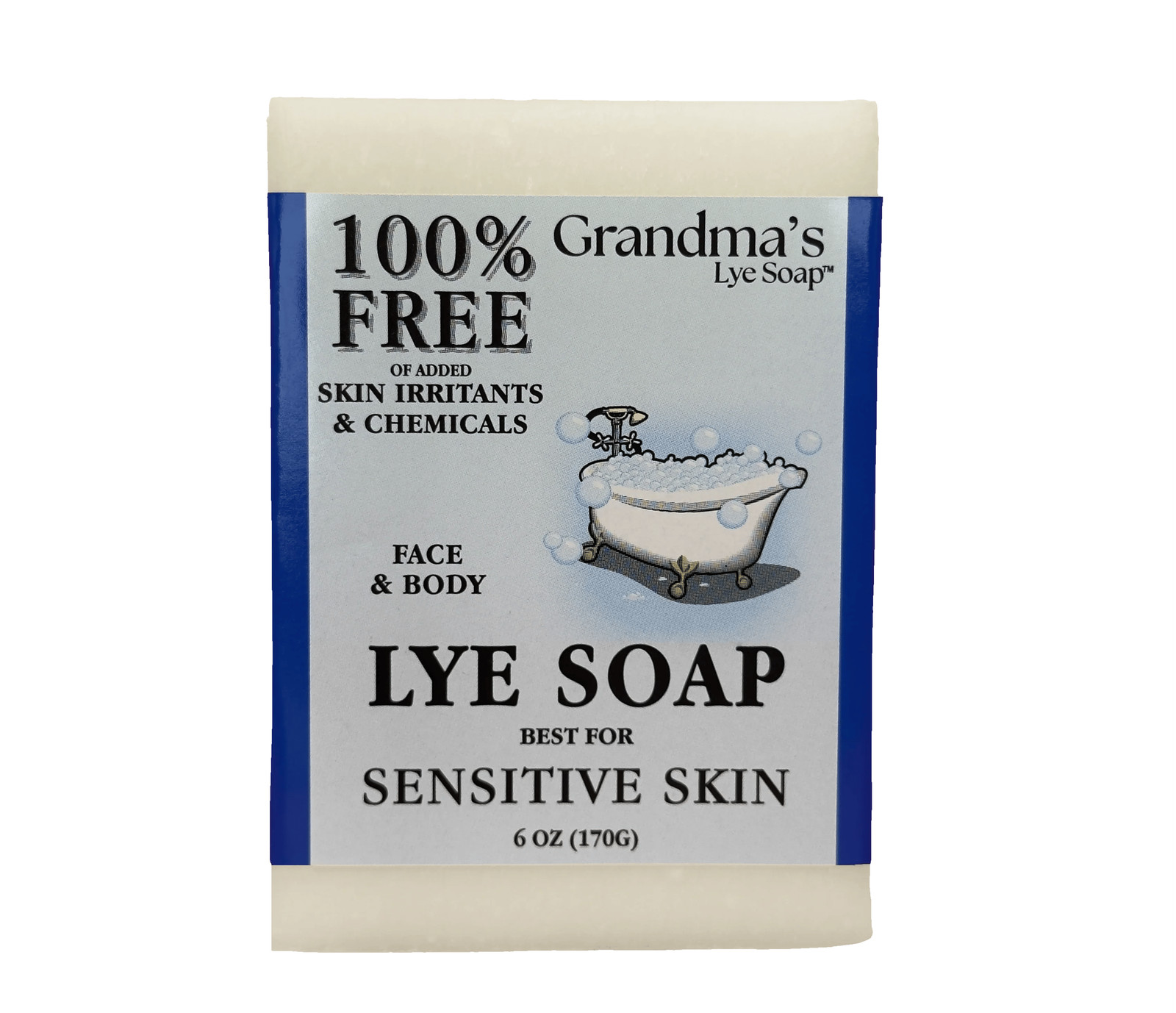 Grandma’s Pure & Natural Lye Bath Soap, 6 oz