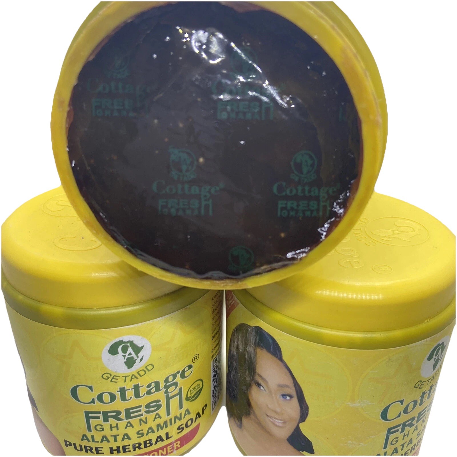 |GETADO| Cottage fresh Ghana Alata Samina PURE HERBAL SOAP (SUPER TONER 550g)1pc