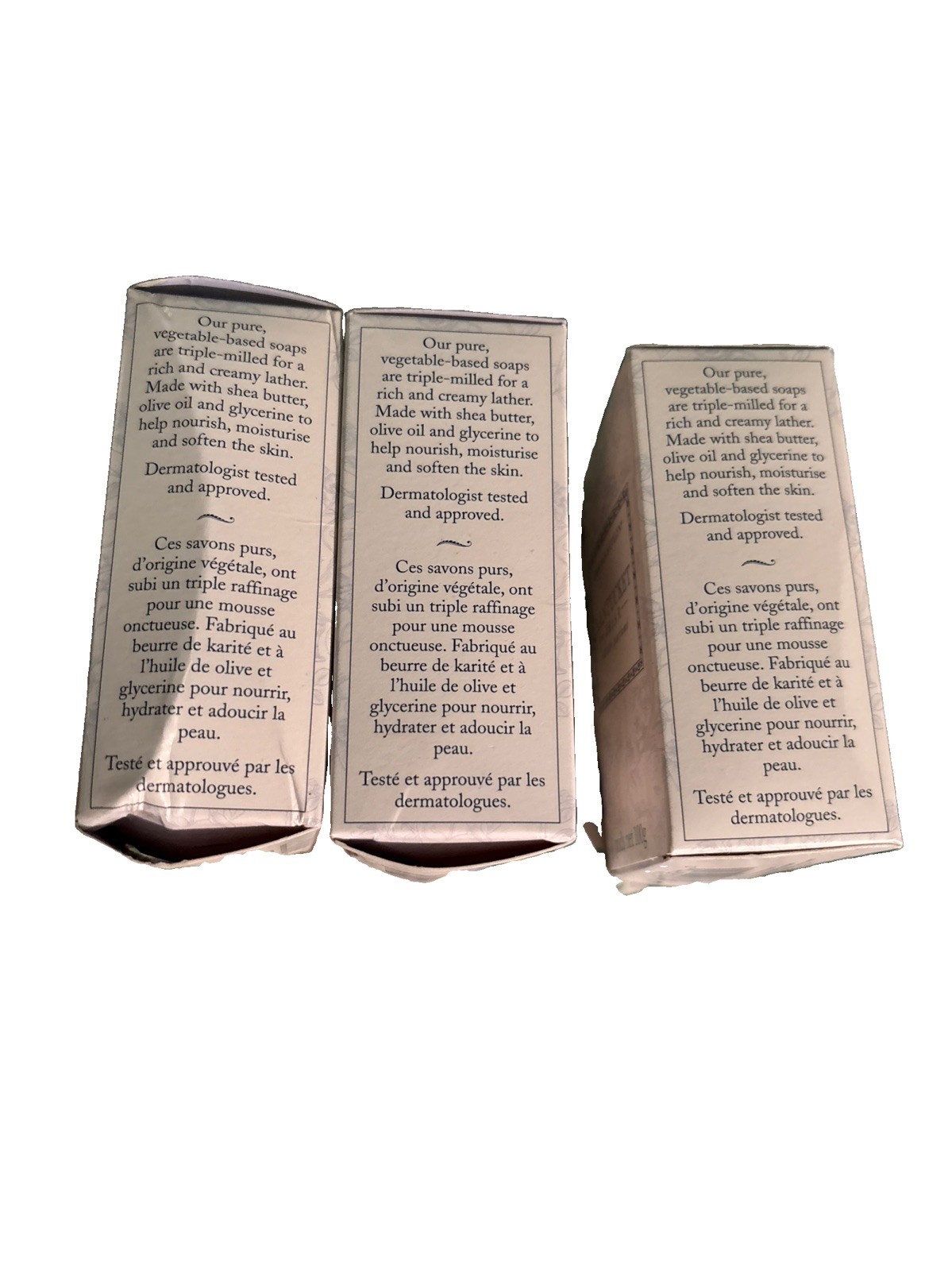 Crabtree & Evelyn NANTUCKET BRIAR Triple Milled Soap Bar Set of 3 – 3x 3.5oz