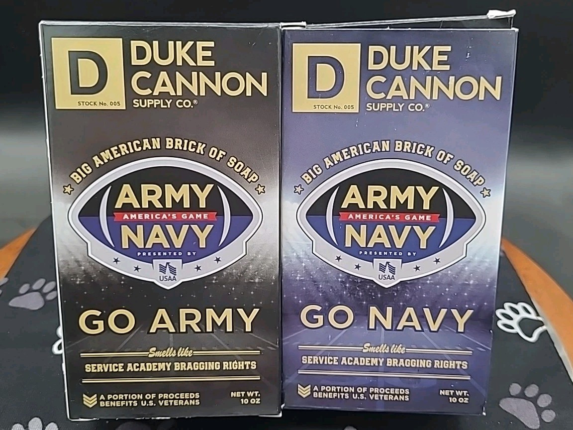 Duke Cannon Army Navy Big American Brick Of Soap 10oz New Unopened Set Of 2