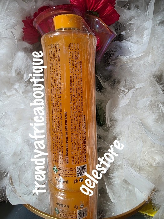 Belle Vie Gel Douche Extra Fort Clarifying Turmeric Shower Gel 760ml X 1
