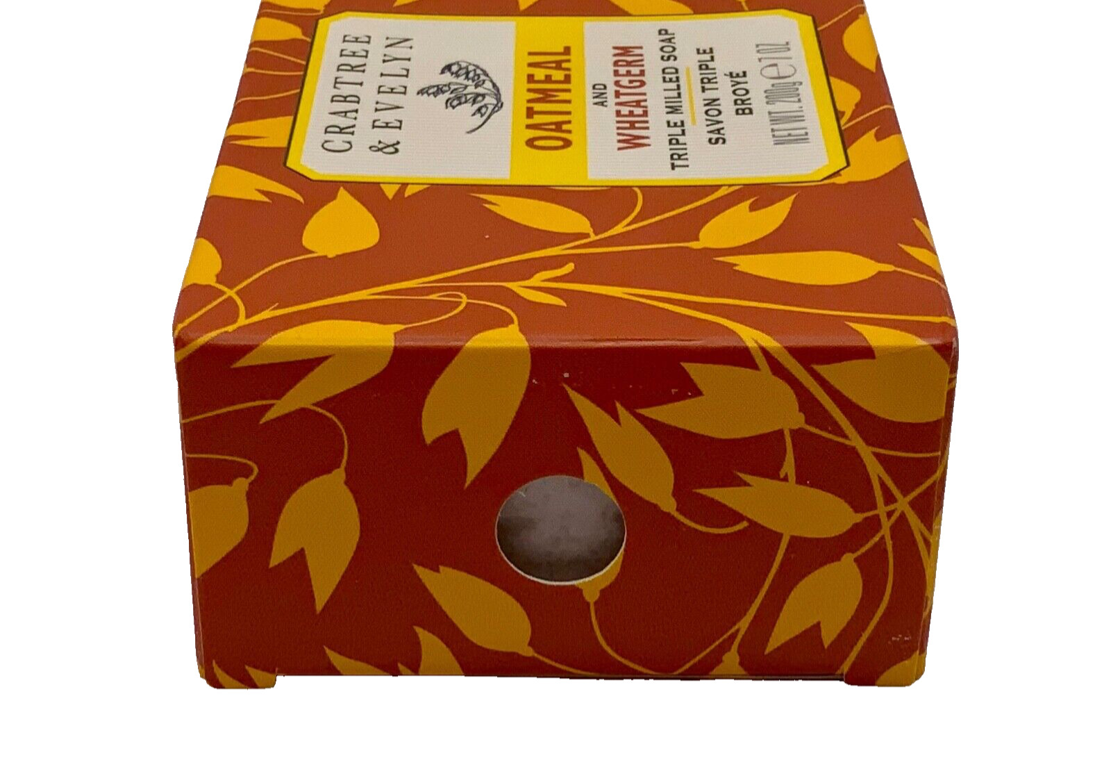 2x Crabtree & Evelyn Oatmeal Bar Soap Triple Milled 14oz (2x7oz) Jumbo Size