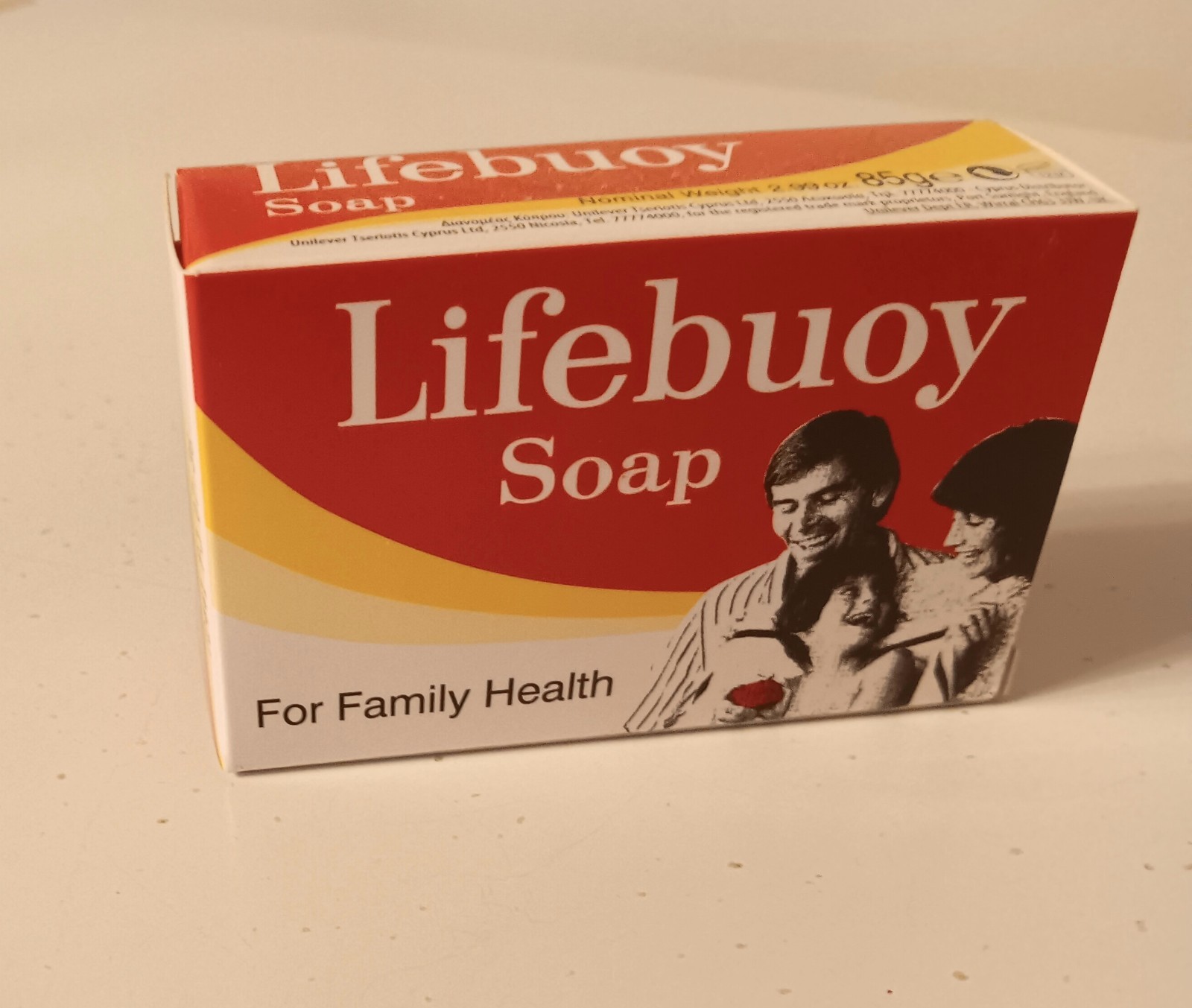 One Bar Lifebuoy Soap 85g/2.99oz – New in Box- Unilever