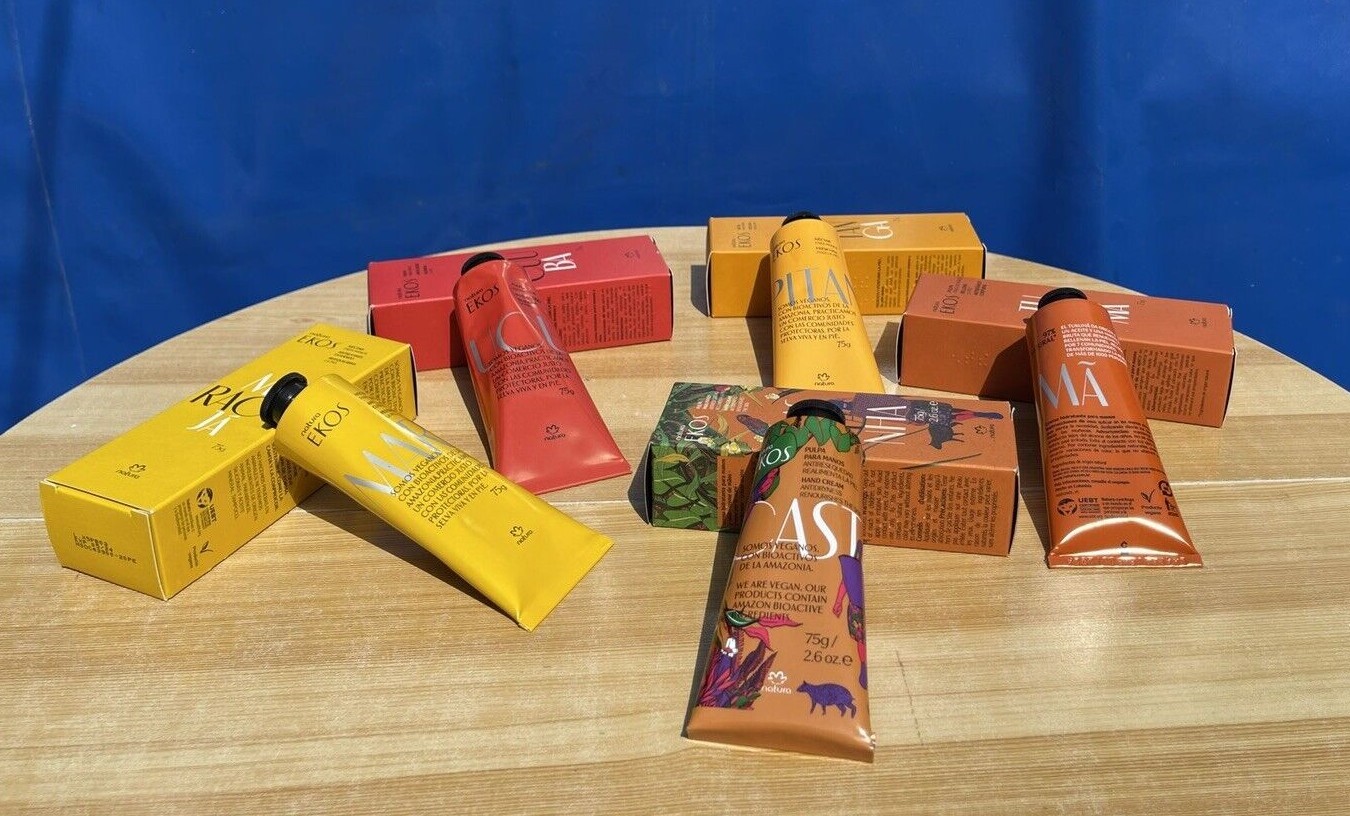 Natura EKOS CASTANHA,MARACUJA,PITANGA,TUKUMA Hand Cream 75g/2.6oz Exp 03/24 New