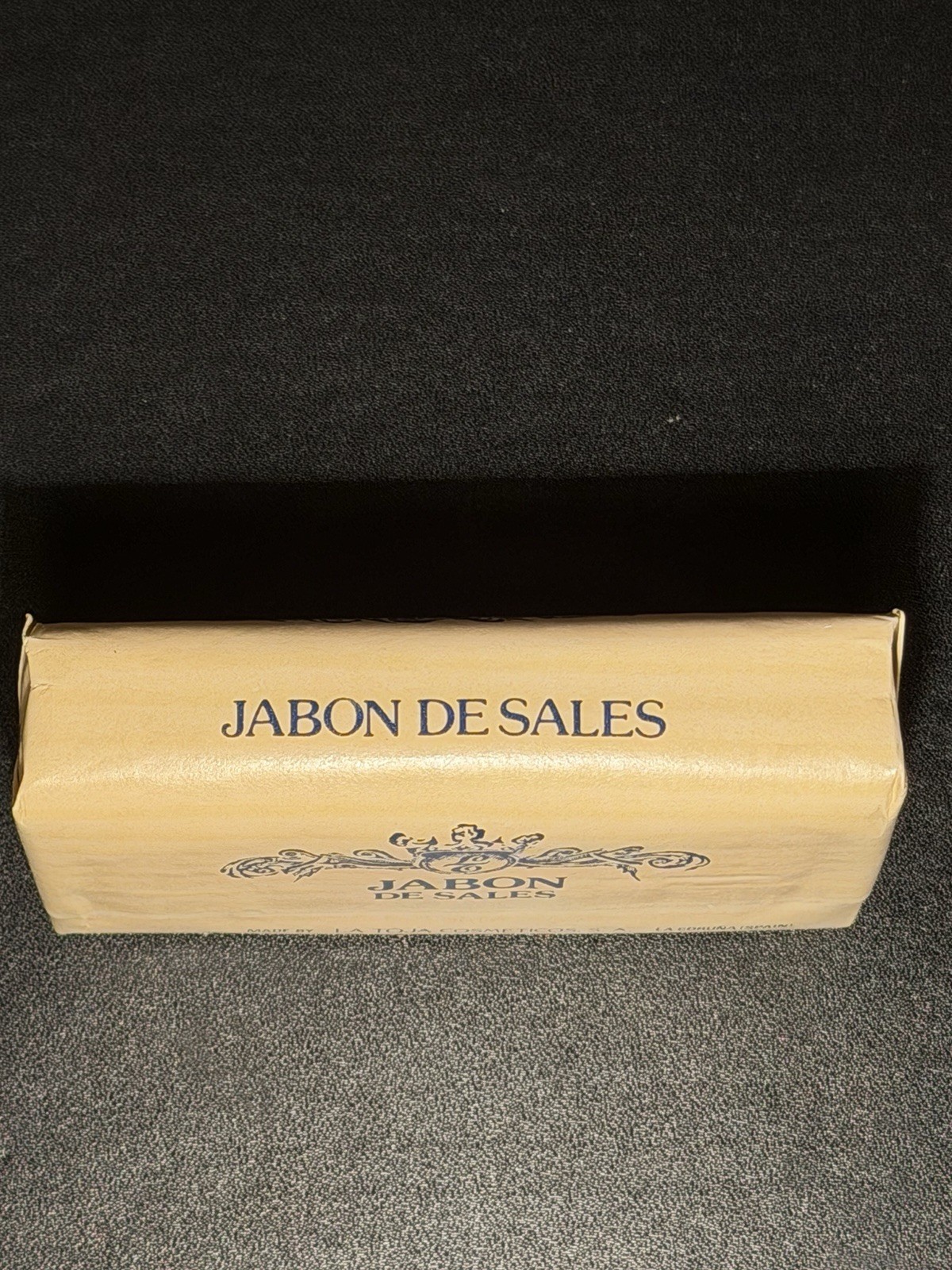 New Vintage Jabon De Sales Mineral Salt Bar Soap 4.2oz Made By La Toja