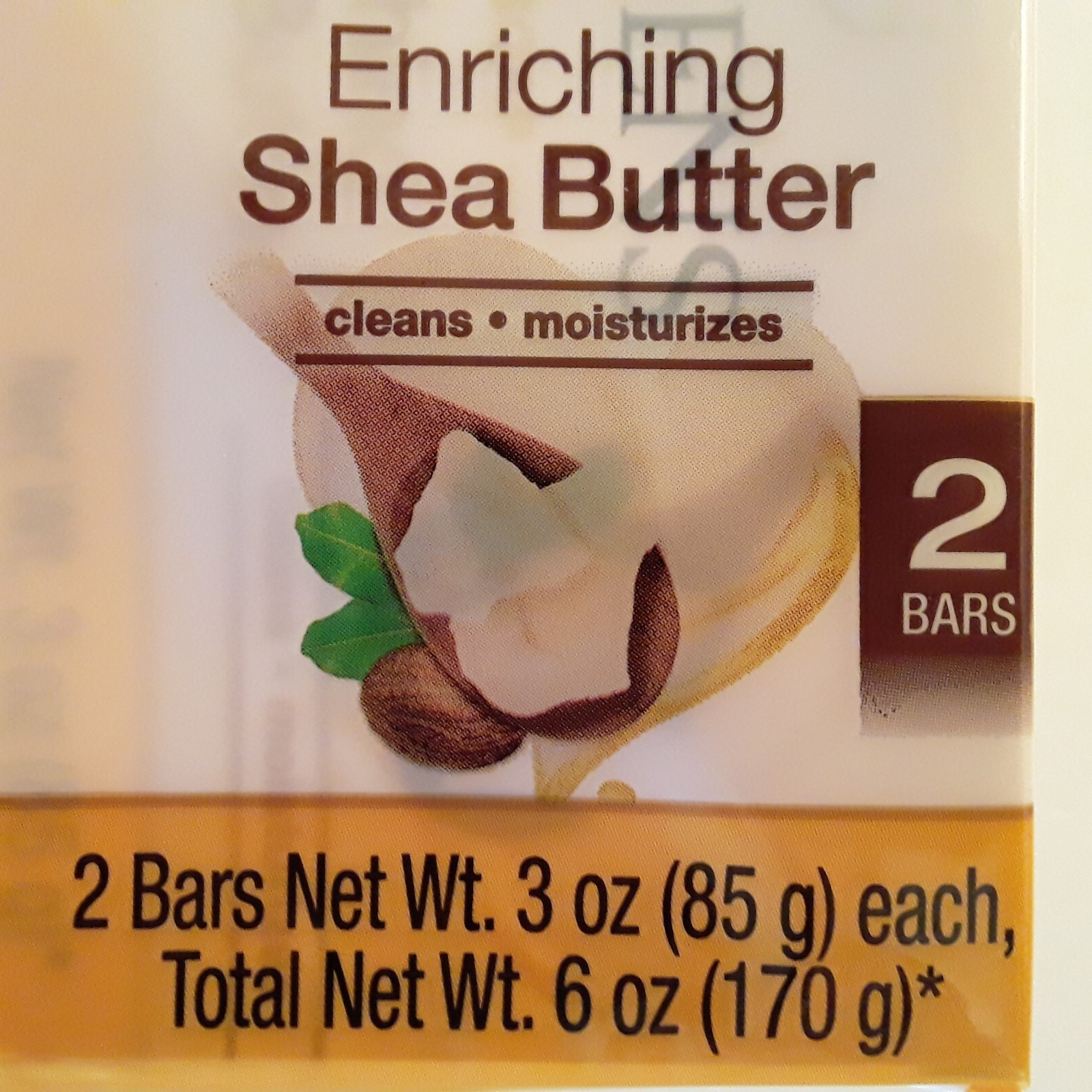 Lot of 3 , Jergens Mild Soap- Enriching Shea Butter. 2 Bars in Each Package