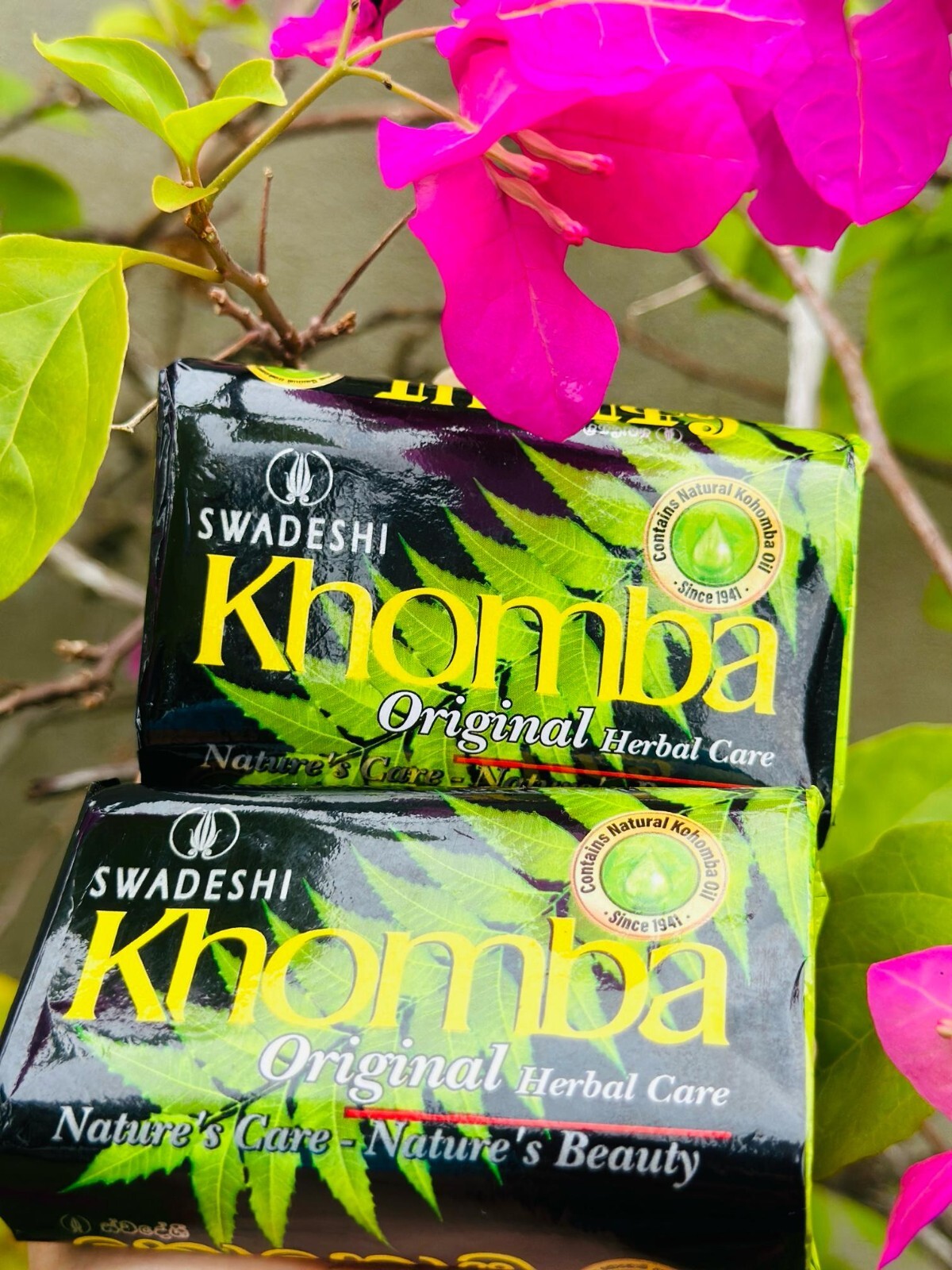 Natural Khomba Soap Ayurvedic Beauty Skin Body Care Herbal 90g