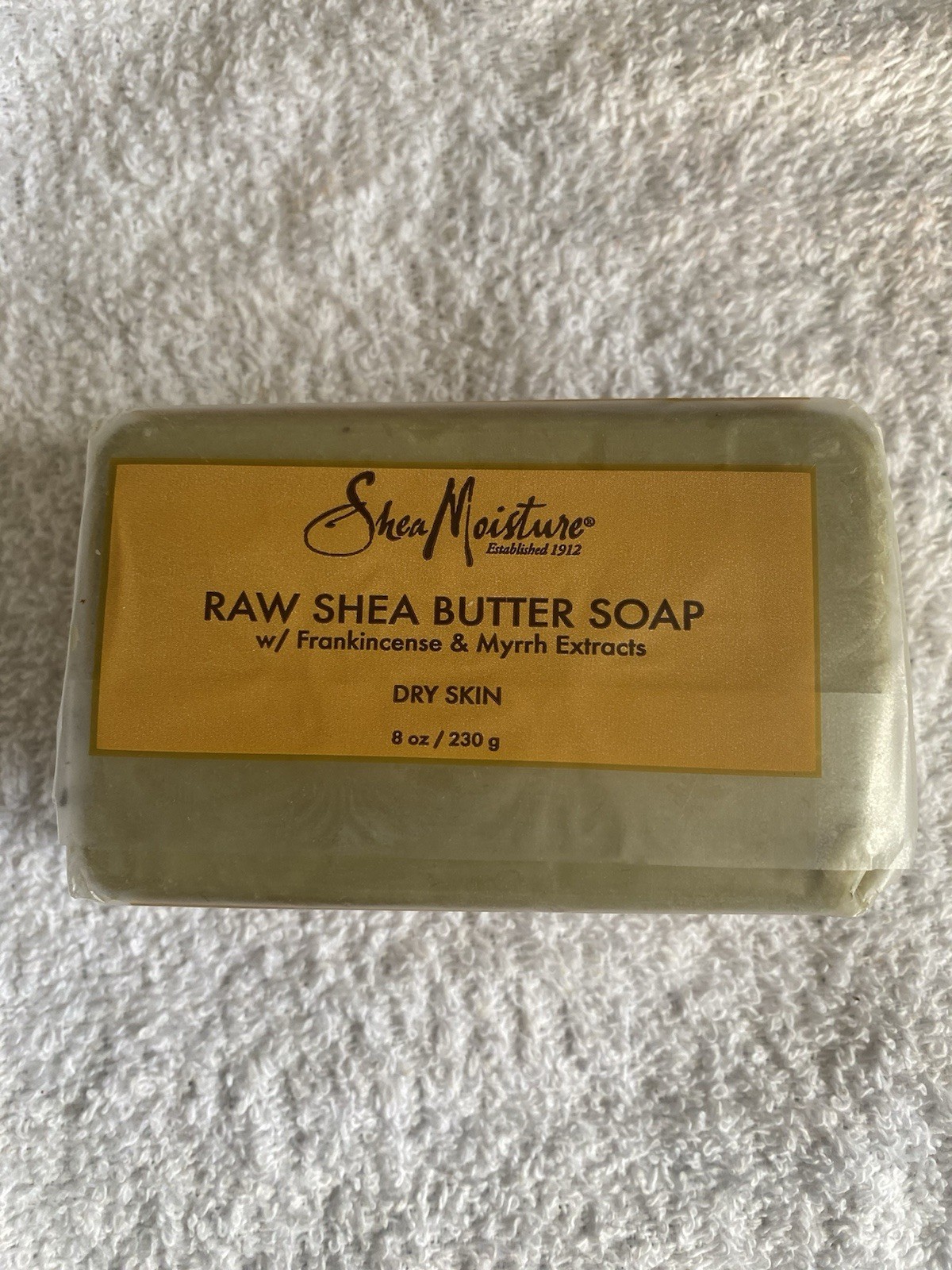 SHEA MOISTURE RAW SHEA BUTTER SOAP FOR DRY SKIN 8oz