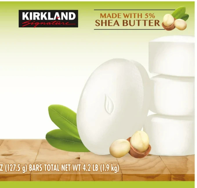 Kirkland Signature Bar Soap with Shea Butter, 10 Bars