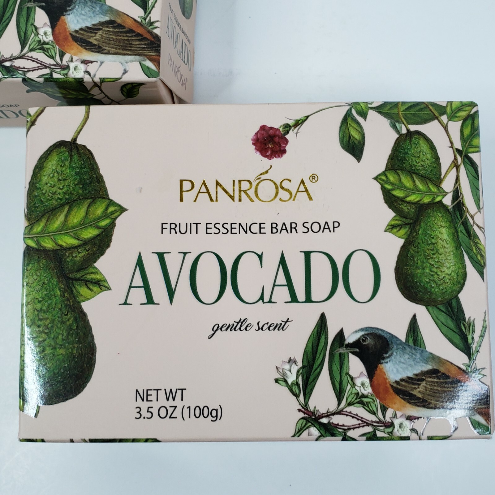 Panrosa Fruit Essence Avocado Soap Gentle Scent 3.5 Oz Lot Of 4