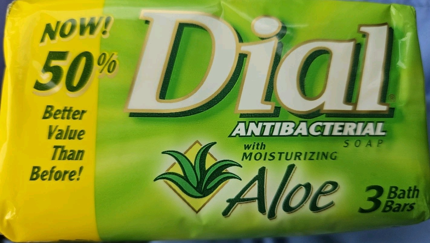 3 Pack Dial Aloe Moisture Balance Daily Care Bar Soap 4.5 Oz Each (Discontinued)