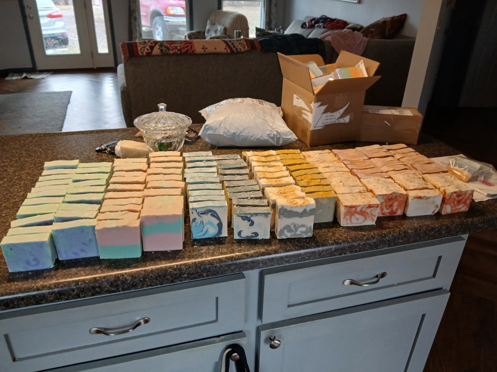 Goats Milk soap samples, assortment 1 pd.